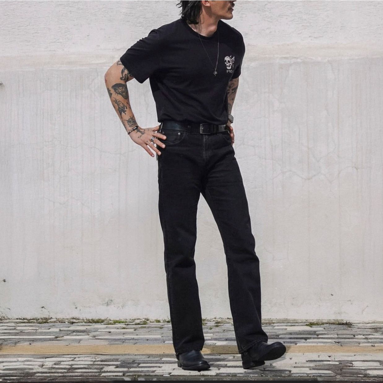 Levi's Vintage Levi’s 501 Black Jeans USA Made Distressed Repair Size US 32 / EU 48 - 9 Thumbnail