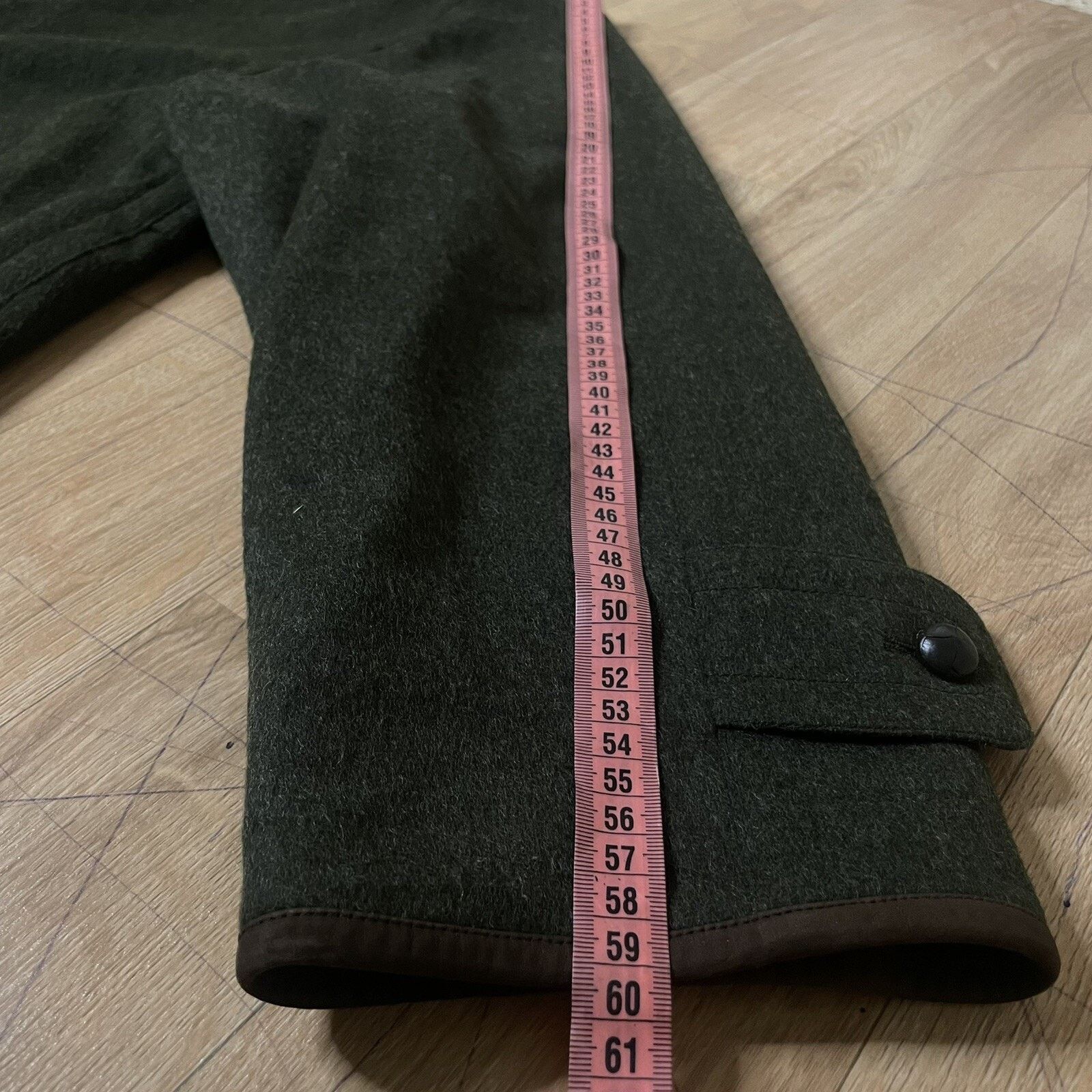 Burberry Burberry Trench Coat jacket ALPACA VIRGIN WOOL green olive Size US XL / EU 56 / 4 - 21 Thumbnail