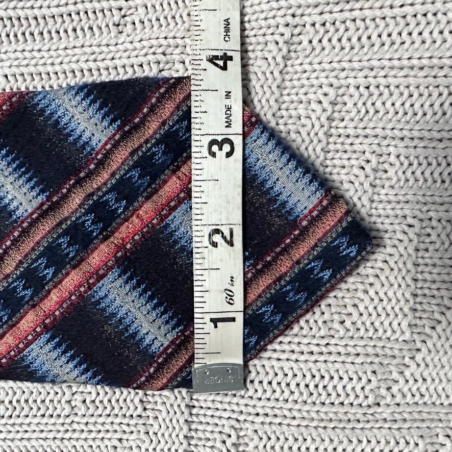Altea Vintage Altea southwestern striped wool silk tie Size ONE SIZE - 5 Thumbnail