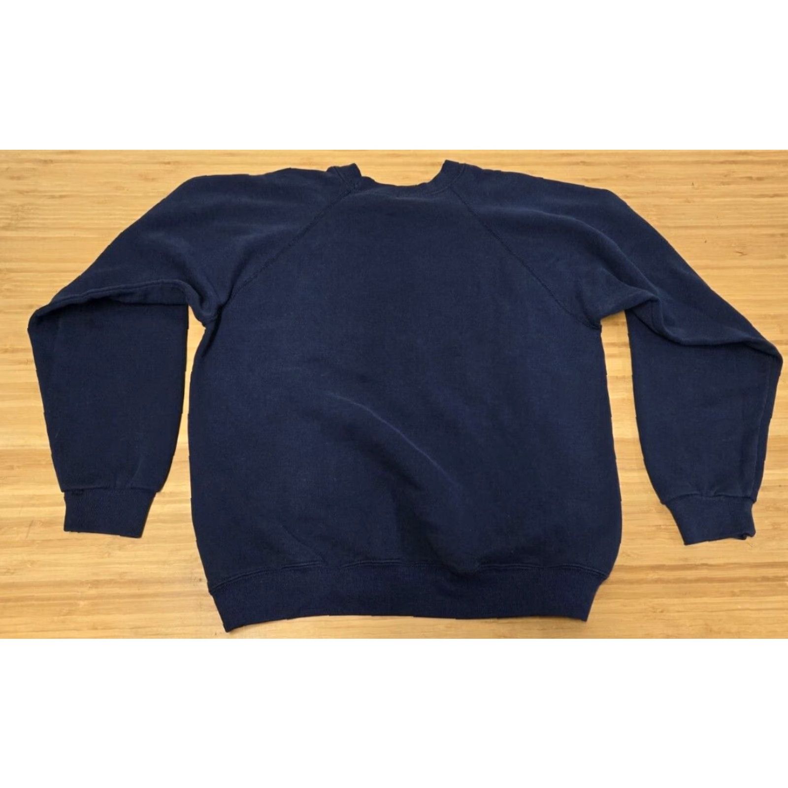 Soffe VINTAGE Soffe Sweatshirt Men Large Blue White Logo Pullover 80s Navy Crew Neck Long Sleeve Cotton Shirt/Department: Men Size US L / EU 52-54 / 3 - 4 Thumbnail