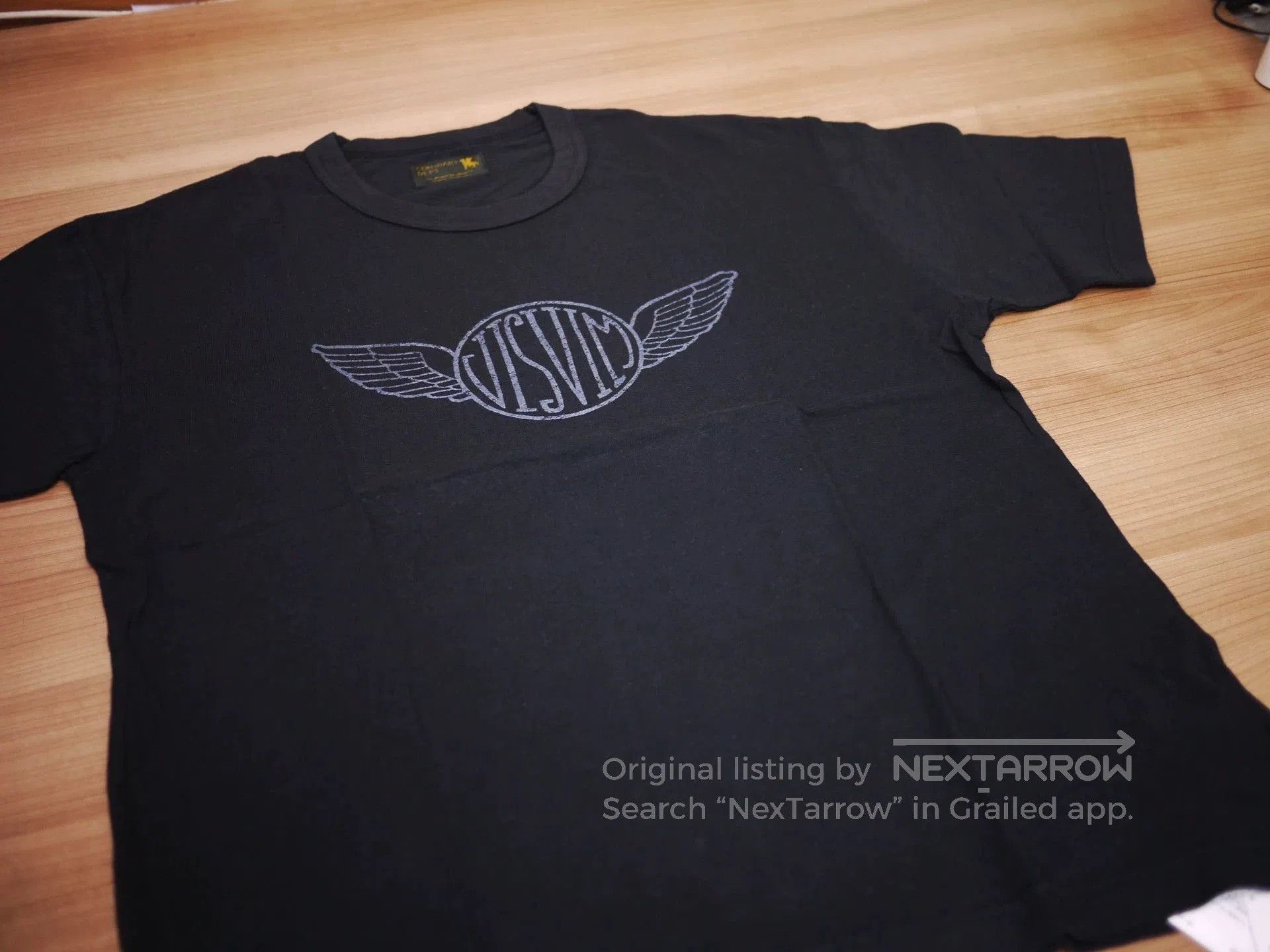 Visvim Black Short Sleeve Graphic T-Shirt. Size US M / EU 48-50 / 2 - 2 Thumbnail