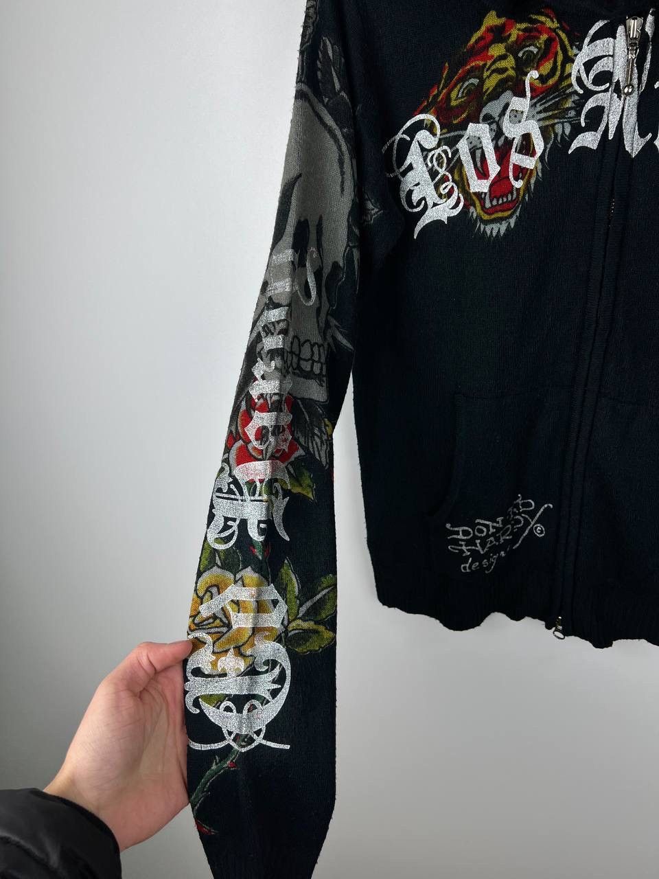Ed Hardy × Vintage Ed Hardy streetwear sweat zip hoodie woman size S Size S / US 4 / IT 40 - 7 Thumbnail