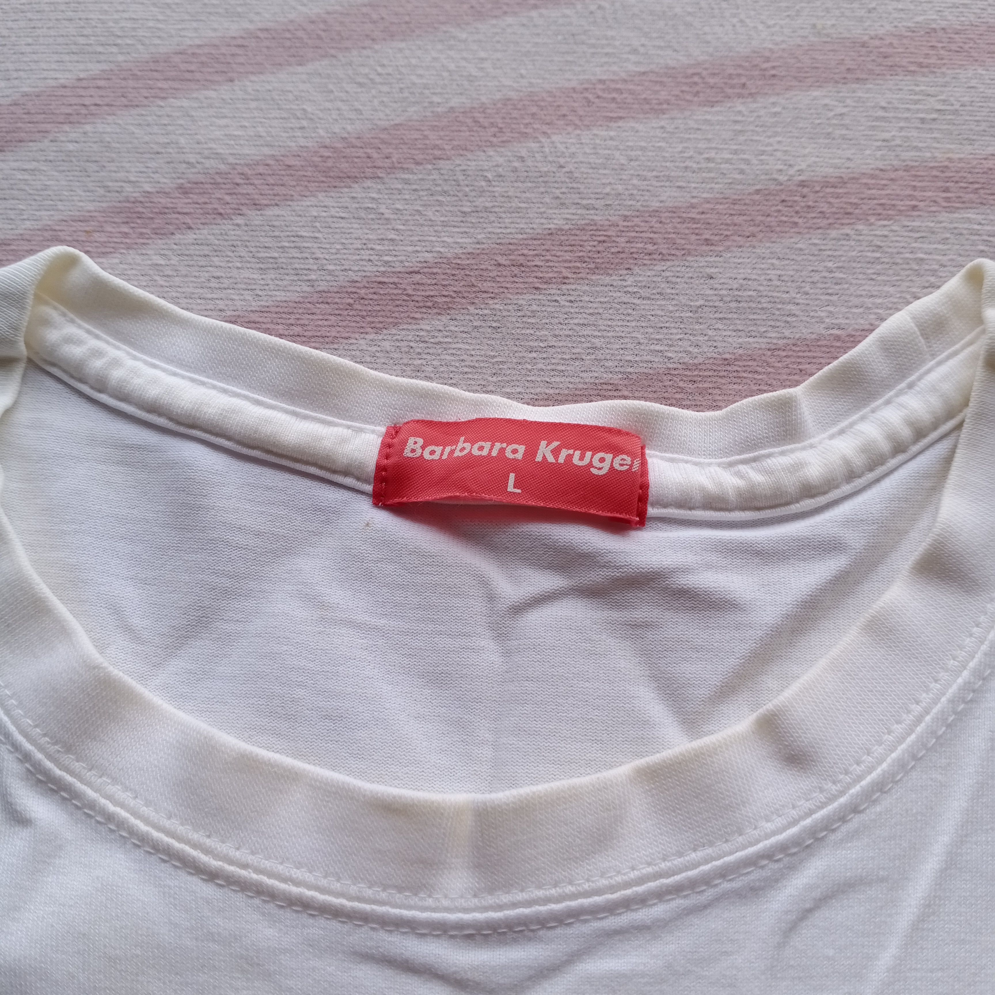 Barbara Kruger Vintage 90s Barbara Kruger Business As Usual Pop Art Shirt Size US L / EU 52-54 / 3 - 3 Thumbnail