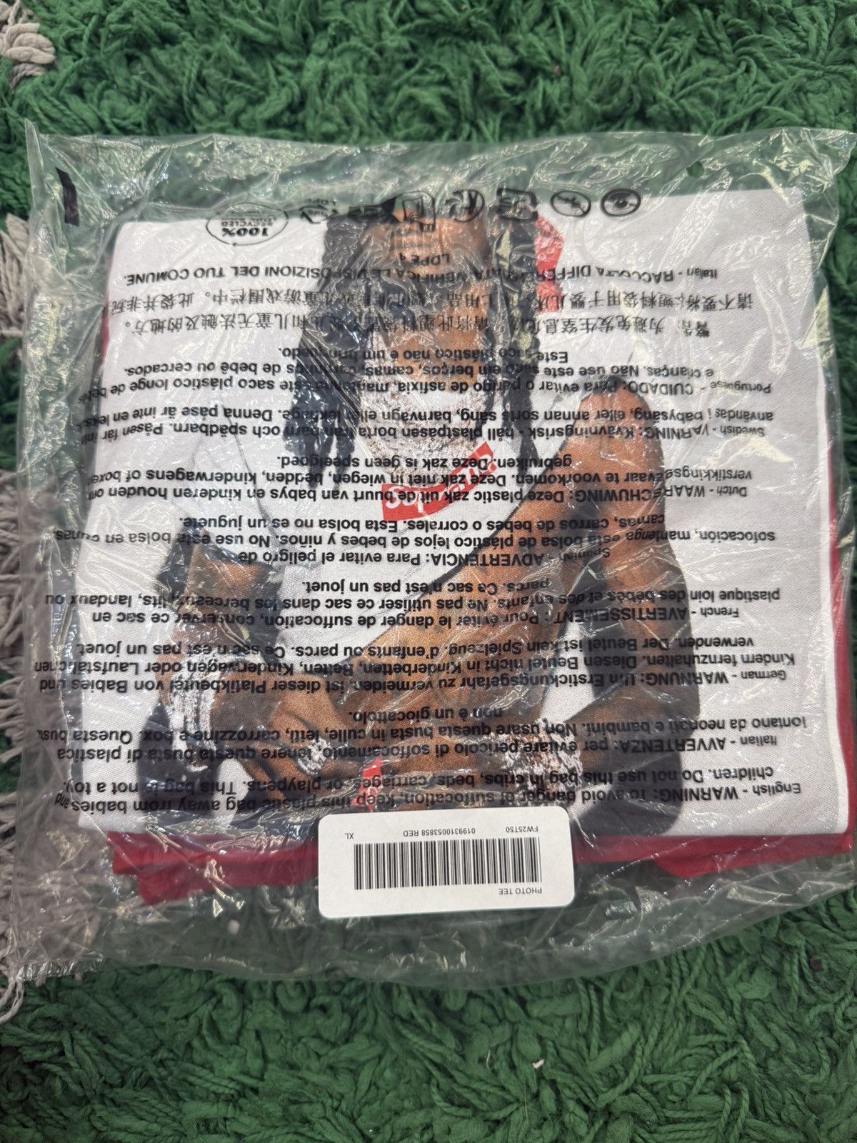 Supreme Supreme Red Playboi carti photo tee Size US XL / EU 56 / 4 - 1 Thumbnail