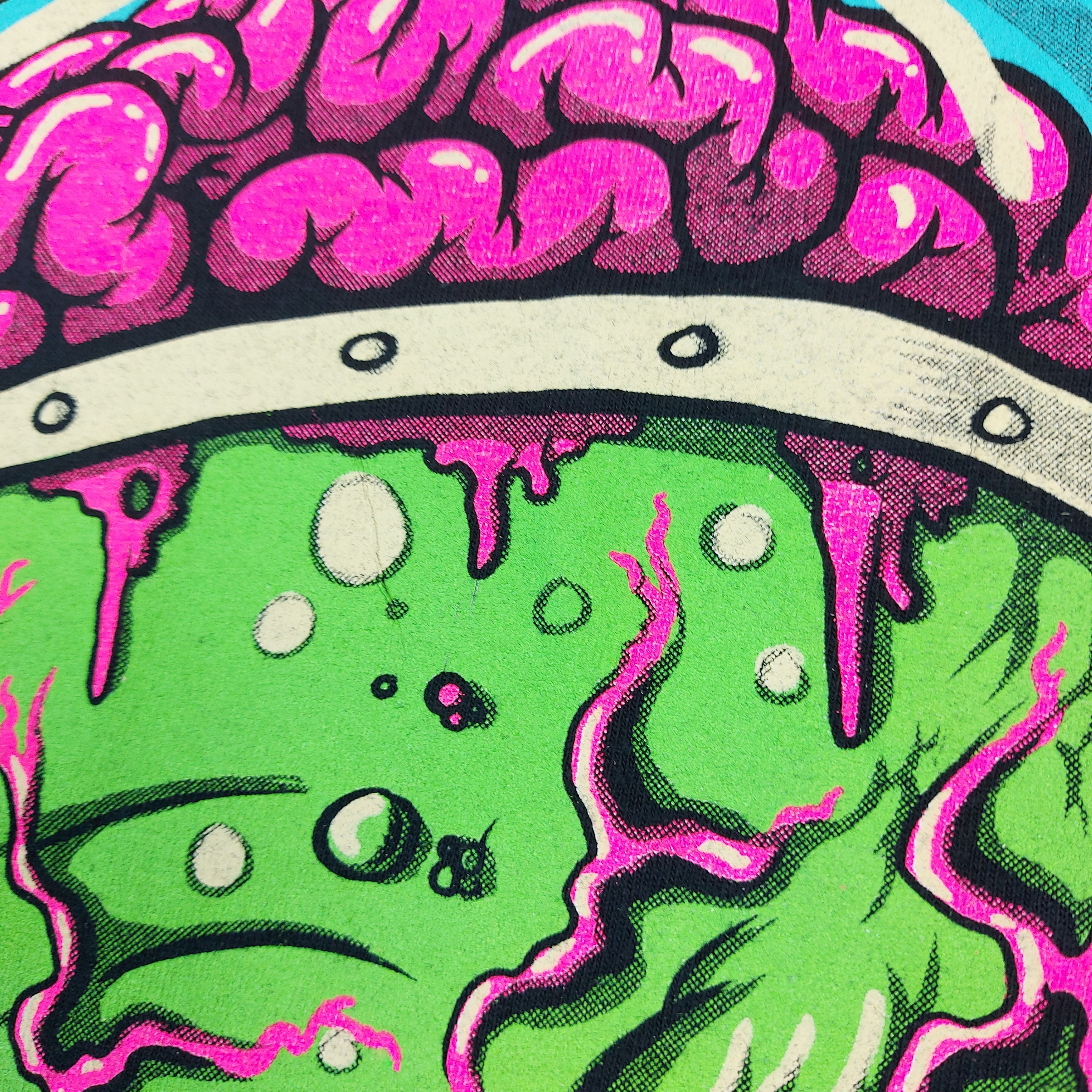 Band Tees VTG 2003 Enter Shikari Alien Brain Monster MySpace Era TEE Size US S / EU 44-46 / 1 - 7 Thumbnail