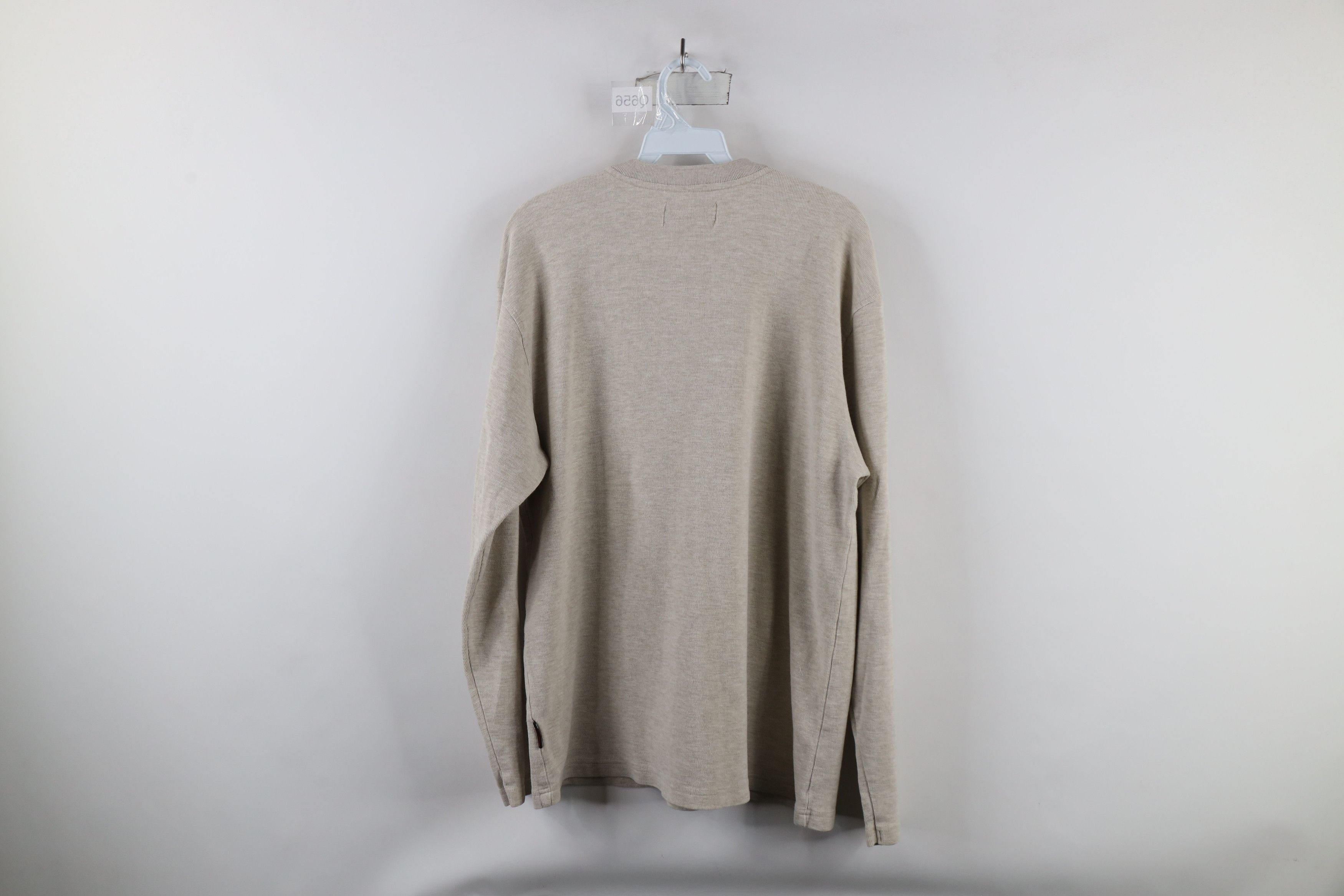 Vintage Vintage 90s Streetwear Knit Long Sleeve Henley T-Shirt Size US L / EU 52-54 / 3 - 10 Thumbnail
