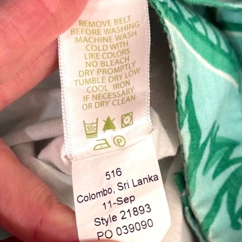 Lilly Pulitzer Lilly Pulitzer Skirt Sz 8 Rochelle Pineapple Toucan Tango Mini Bamboo Belt Green Size 30" / US 8 / IT 44 - 6 Thumbnail