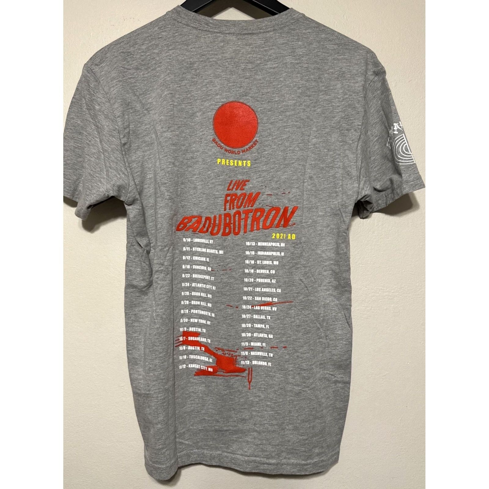 Vintage Erykah Badu Live From Badubotron 2021 Tour T Shirt Neo Soul Size M Grey Size US M / EU 48-50 / 2 - 4 Thumbnail