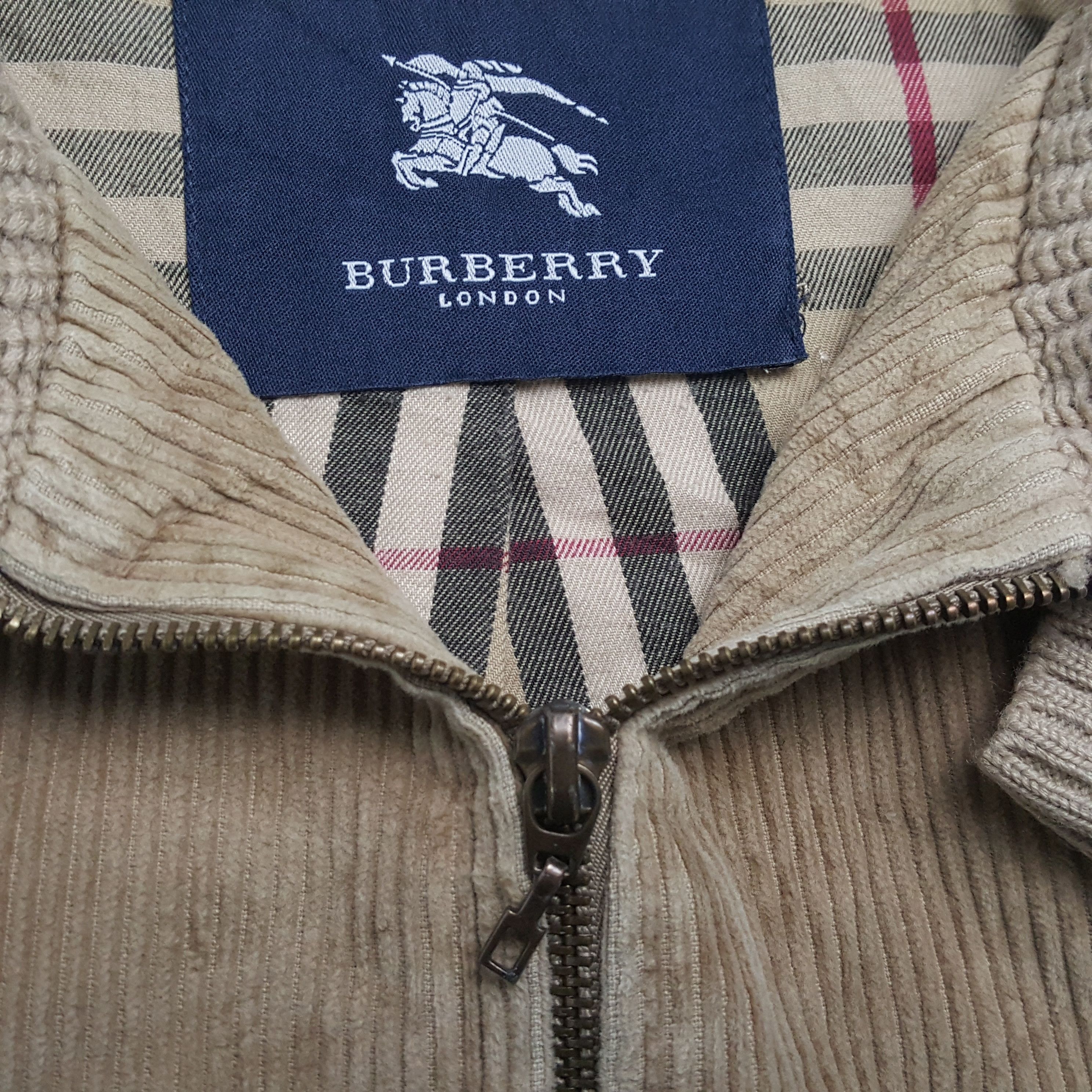 Burberry × Vintage BURBERRY LONDON Winter Style Custom Art Velvet Jacket Size US XL / EU 56 / 4 - 10 Thumbnail
