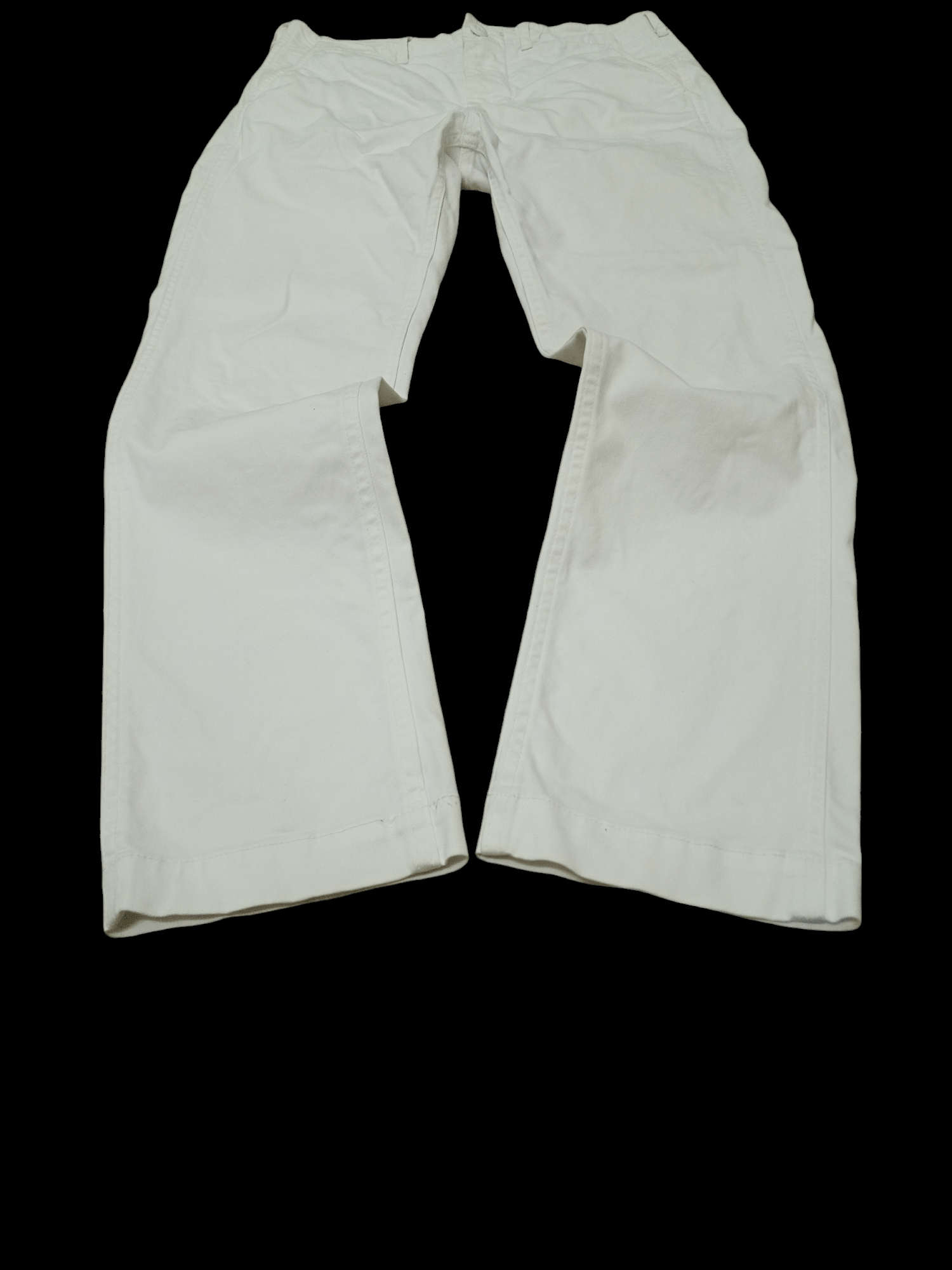 Designer × Japanese Brand Vintage Beam Japanese Fabric White Casual Pants Size US 32 / EU 48 - 2 Thumbnail