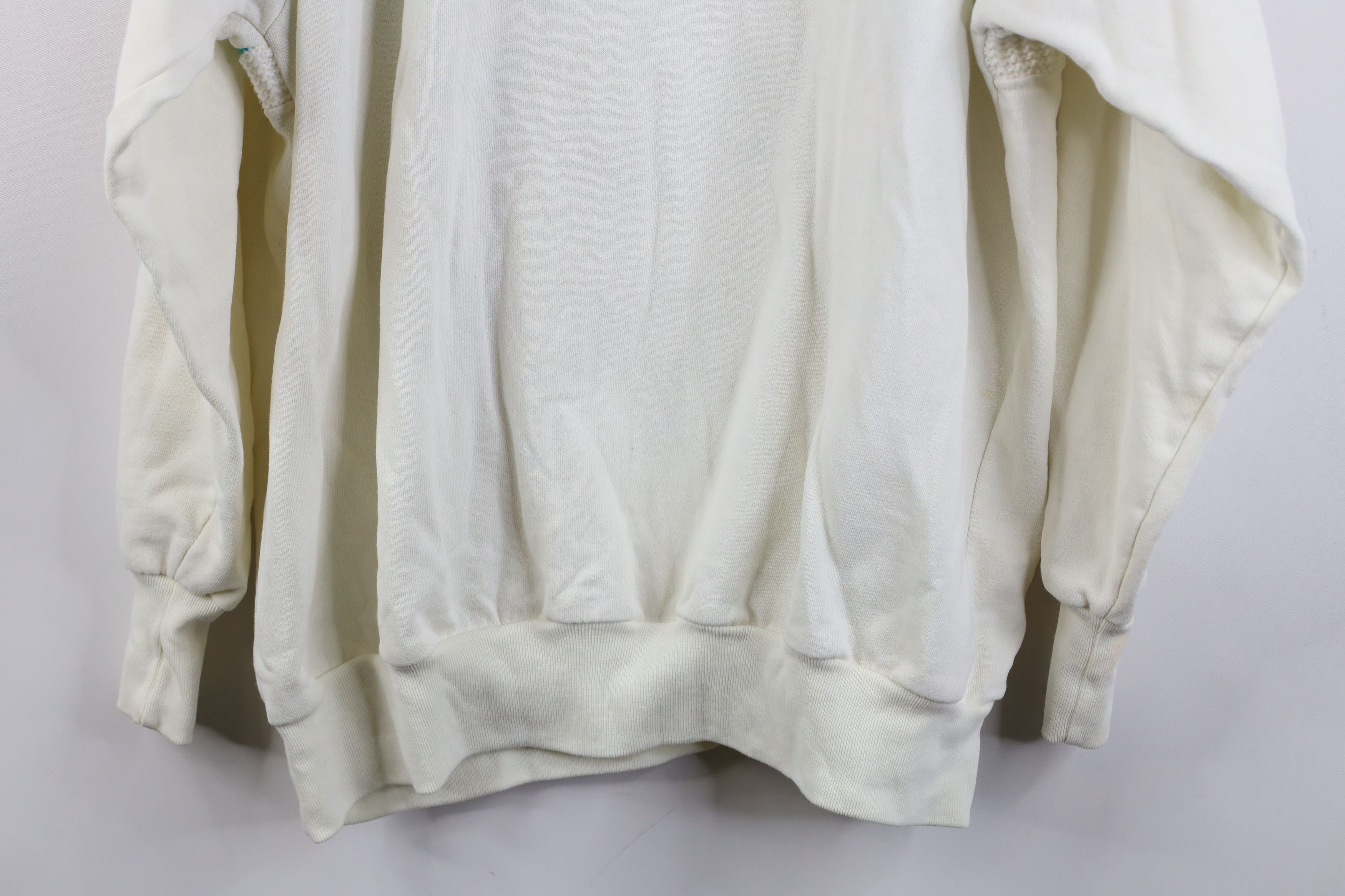 Vintage Vintage 90s Streetwear Flower Collared Sweatshirt USA Size L / US 10 / IT 46 - 11 Thumbnail
