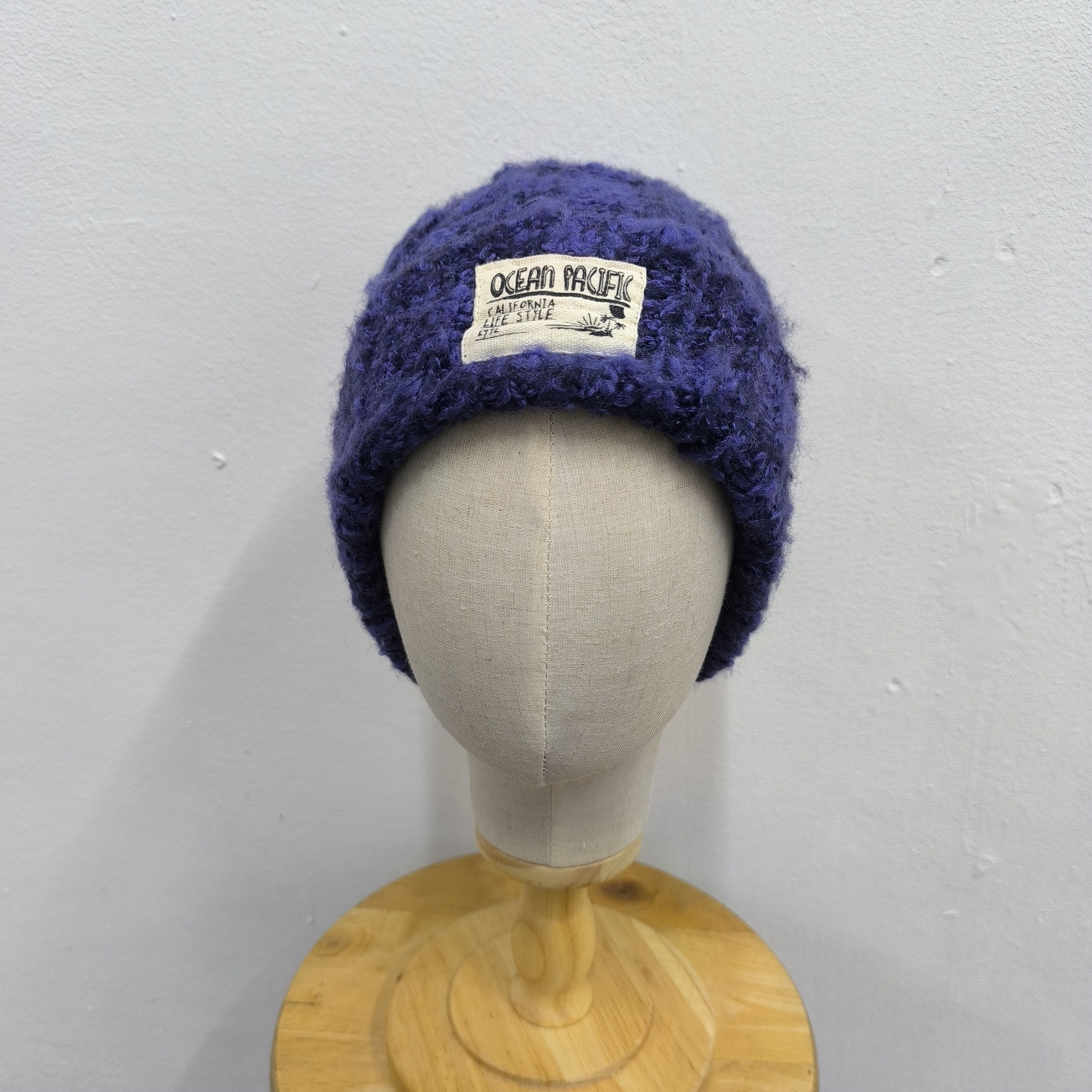 Ocean Pacific 🌟OP ocean pacific patch beanie hat Size ONE SIZE - 2 Thumbnail