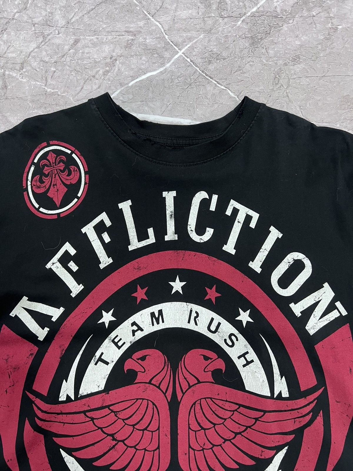 Affliction × Japanese Brand SALE💣💣 Y2K Affliction Style All Over Print T Shirt Tee Size US M / EU 48-50 / 2 - 5 Thumbnail