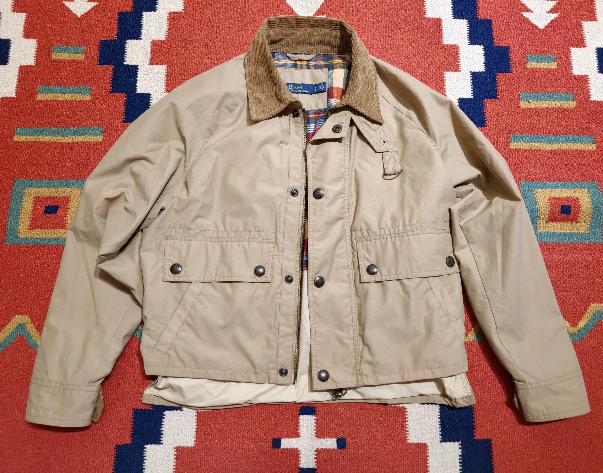 Polo Ralph Lauren Barbour Spey Vintage Short Jacket Size S / US 4 / IT 40 - 1 Thumbnail