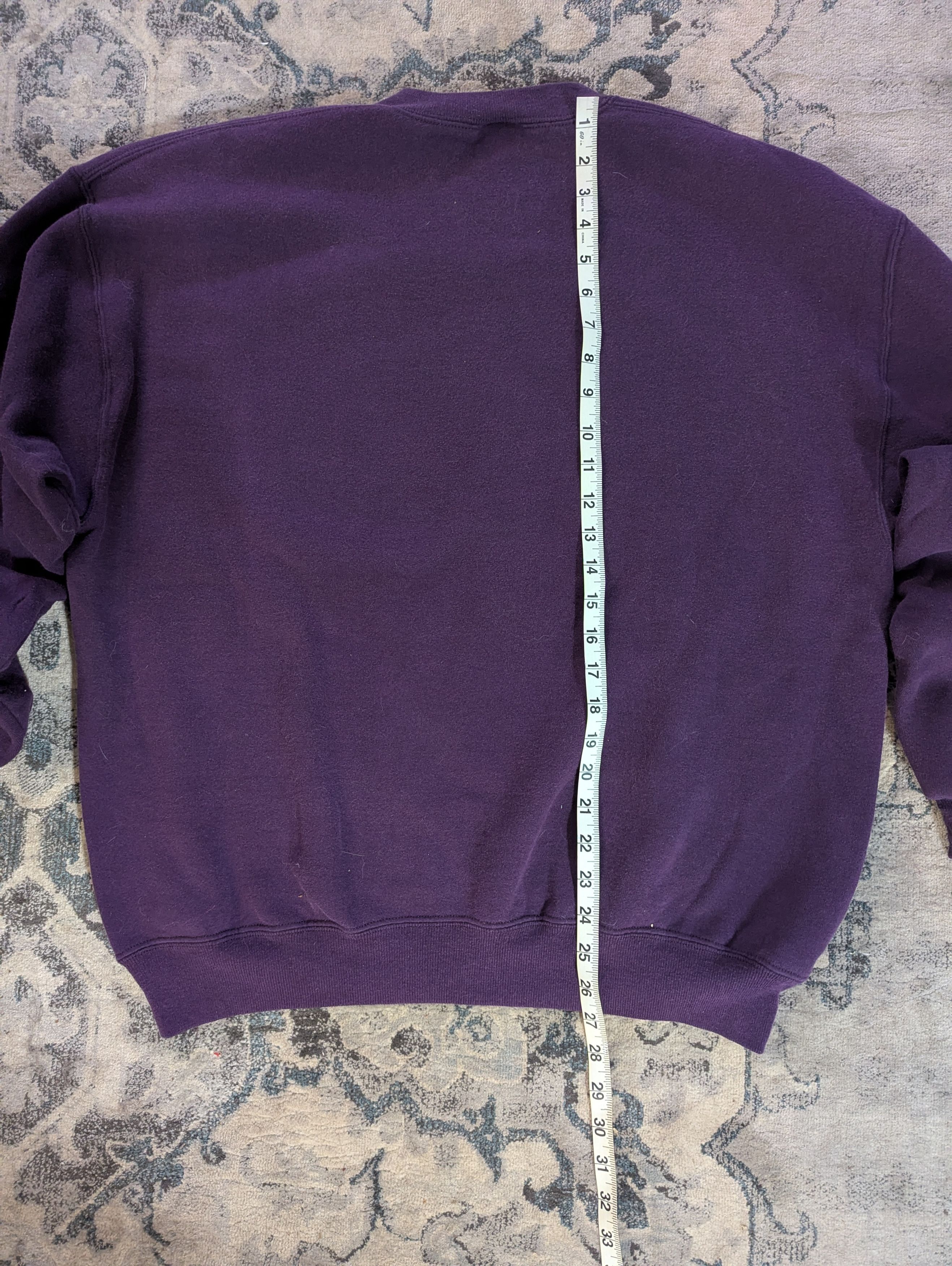 Russell Athletic Vintage Russel Athletic Purple Crewneck 90s Size US XL / EU 56 / 4 - 4 Thumbnail