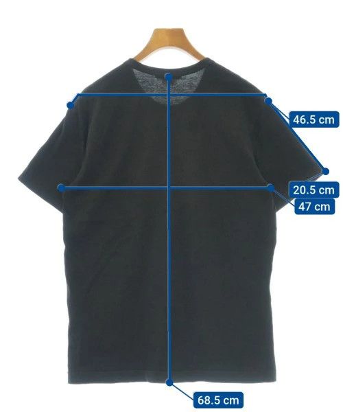 Comme des Garcons T-Shirts Cotton Short Sleeve Text Print Crewneck Black Size US M / EU 48-50 / 2 - 3 Thumbnail