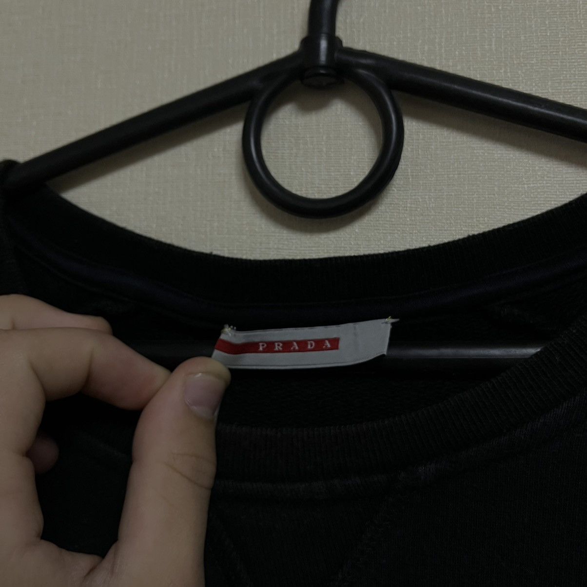 Prada Prada sweatshirt red tab Size US M / EU 48-50 / 2 - 5 Thumbnail