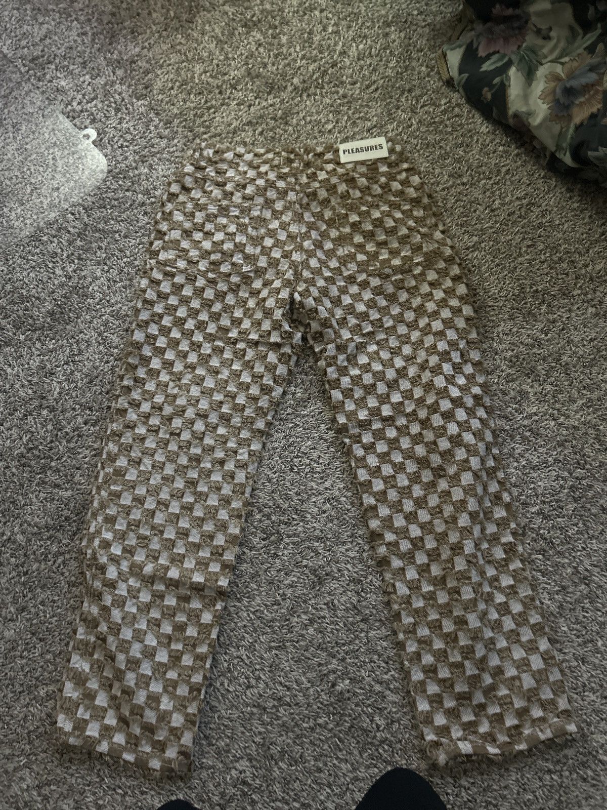 Pleasures Pleasures checkered fringe pants Size US 32 / EU 48 - 3 Thumbnail