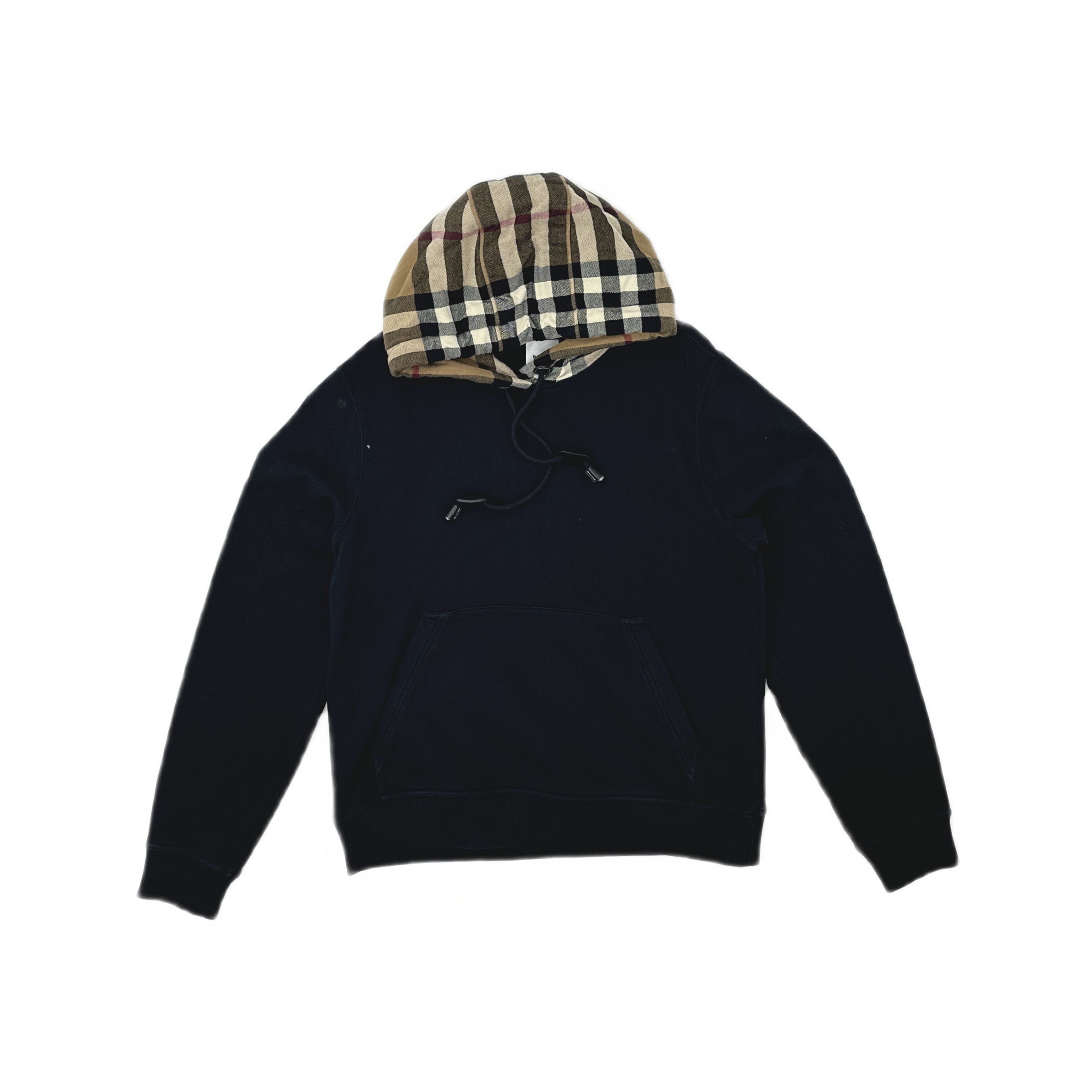 Burberry Burberry Check Hood Hoodie Size S Size S / US 4 / IT 40 - 1 Thumbnail