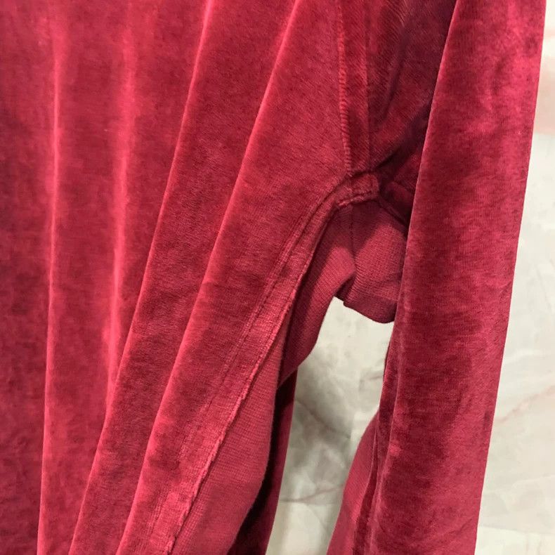 Haider Ackermann haider ackermann Wine red velvet pullover long sleeve Size US M / EU 48-50 / 2 - 6 Thumbnail