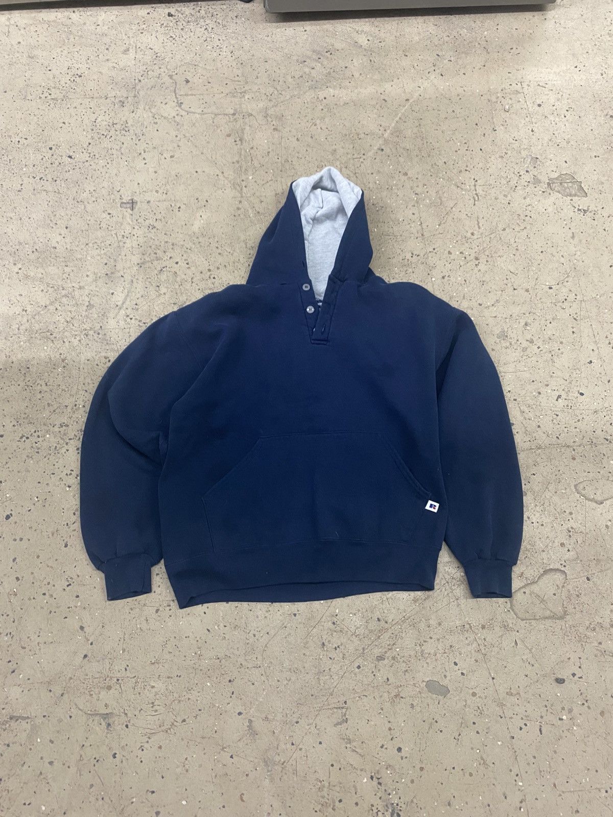 Russell Athletic 90s made in USA blank Russel hoodie Size US M / EU 48-50 / 2 - 1 Thumbnail