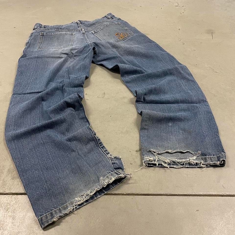 Sean John × Vintage Baggy Y2K Sean John Jeans 34x31 Size US 34 / EU 50 - 2 Thumbnail
