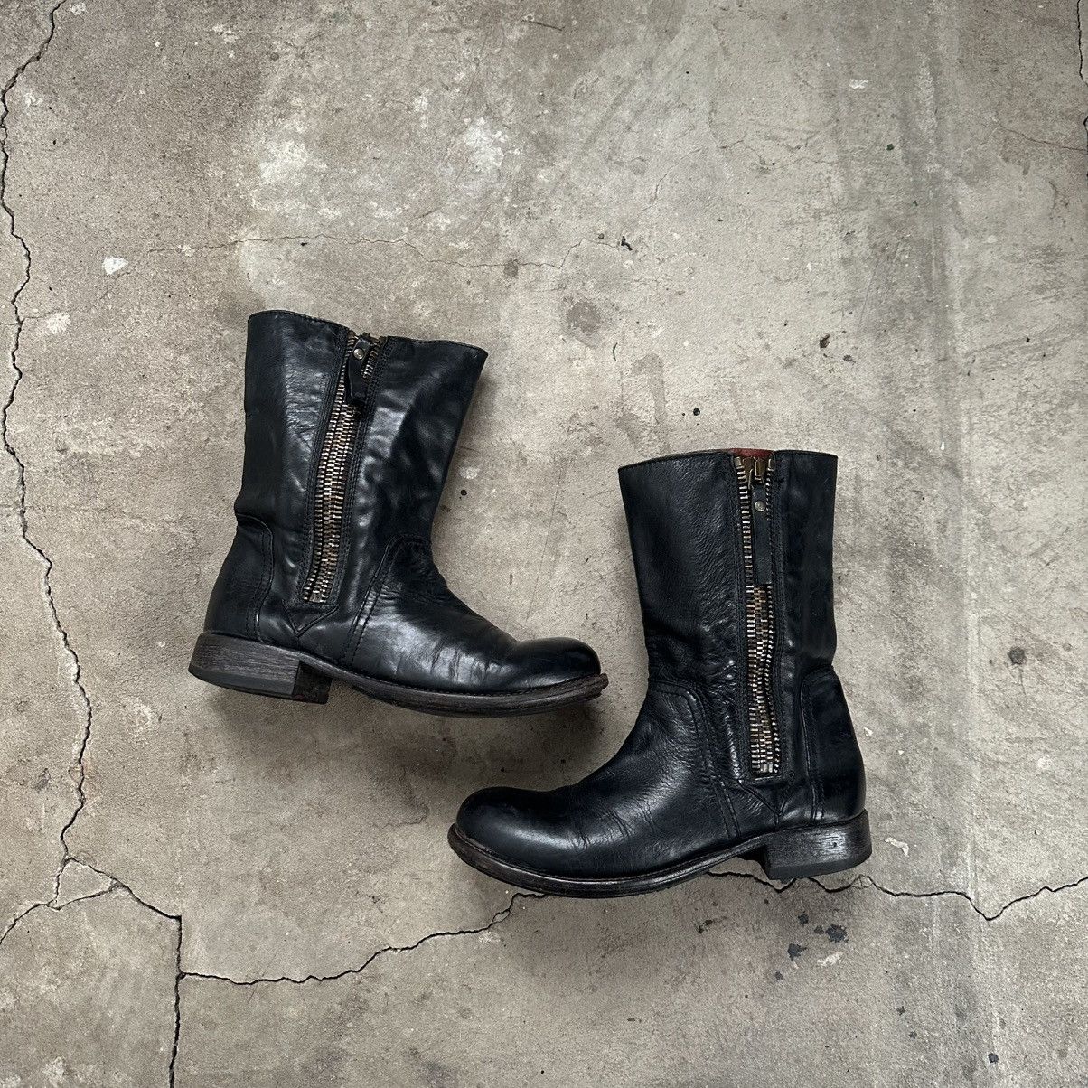Guidi Rare MOMA Back Laces Combat Ankle Boots guidi style Size US 7 / IT 37 - 7 Thumbnail