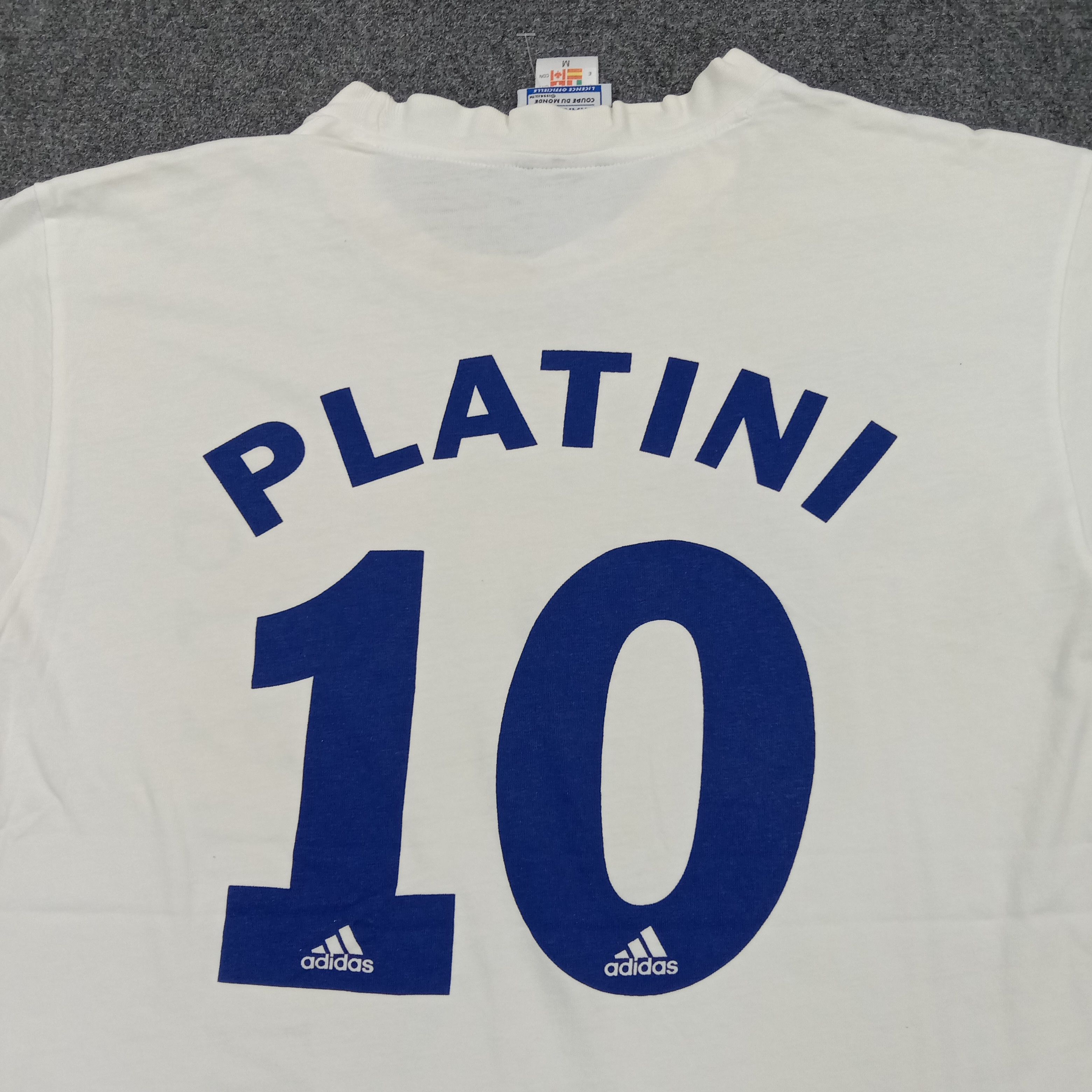 Adidas 90's Adidas Michel Platini France Soccer Tshirt C294N19 Size US M / EU 48-50 / 2 - 7 Thumbnail