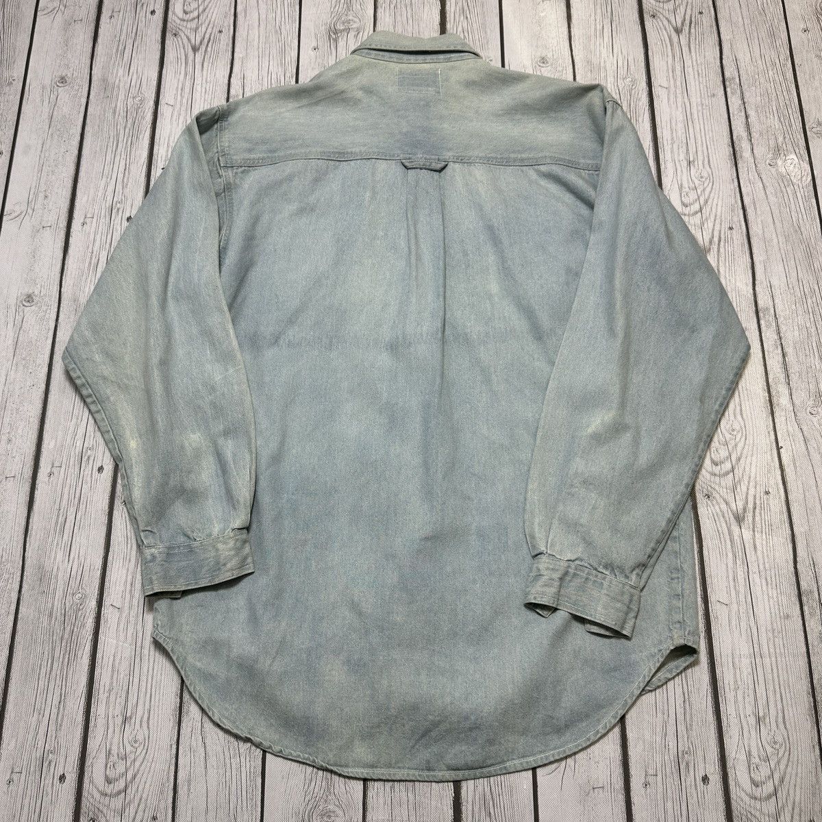 Vintage Vintage denim shirt Size US M / EU 48-50 / 2 - 2 Thumbnail