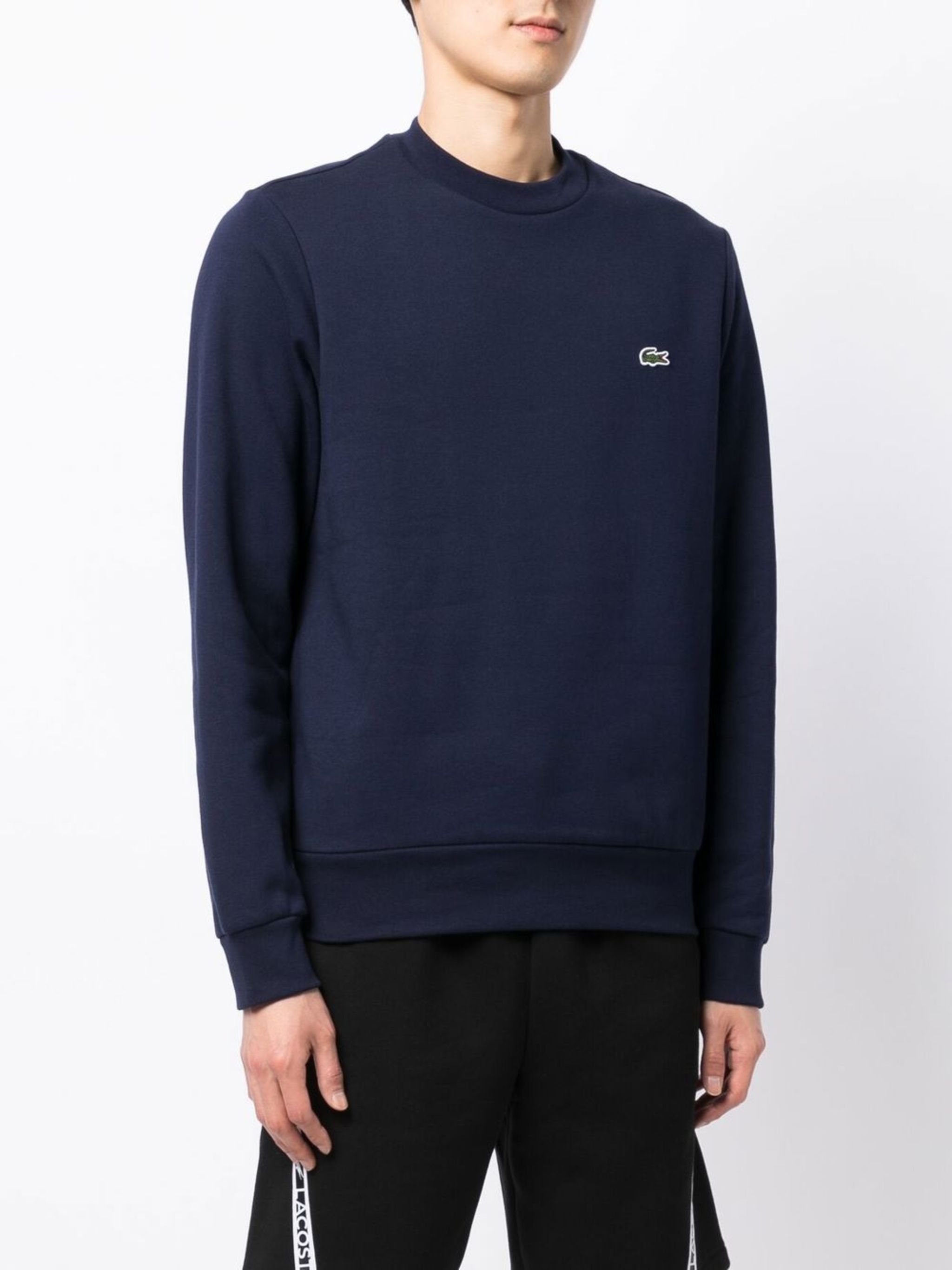 Lacoste o1s22i1n1124 Classic Fit Crewneck Sweatshirt in Blue Size US XXL / EU 58 / 5 - 3 Thumbnail
