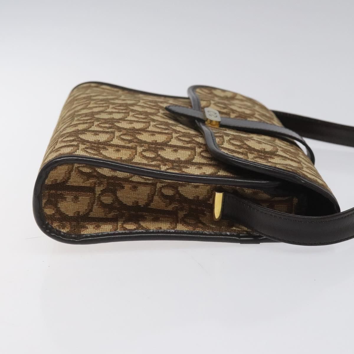 Dior DIOR Trotter Canvas Shoulder Bag Brown Size ONE SIZE - 4 Thumbnail