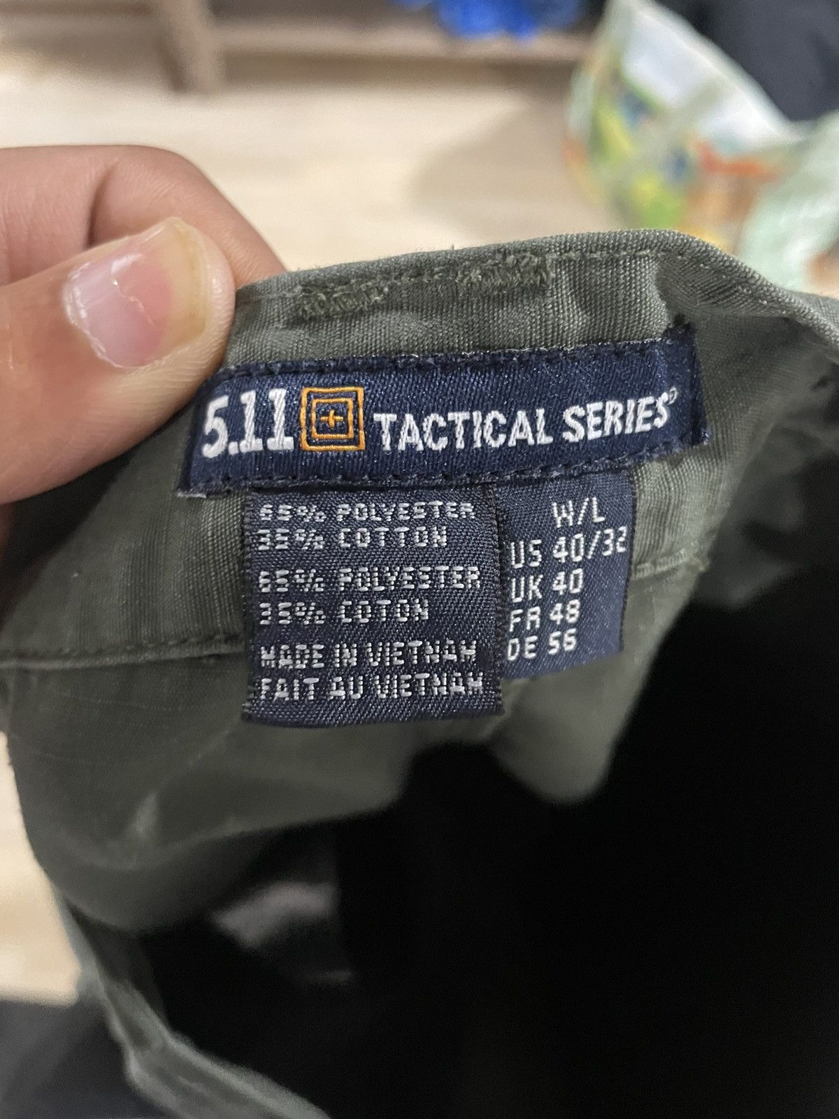 Vintage Vintage green cargo pants Size US 40 / EU 56 - 2 Thumbnail