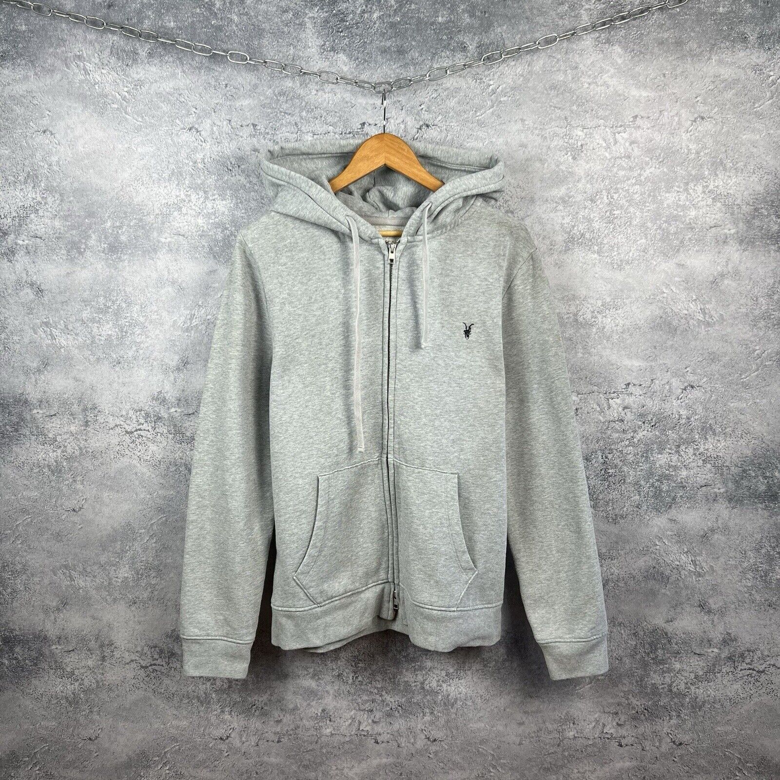 Allsaints Allsaints Zip Hoodie Men's Size L Long Sleeve Size US L / EU 52-54 / 3 - 1 Thumbnail