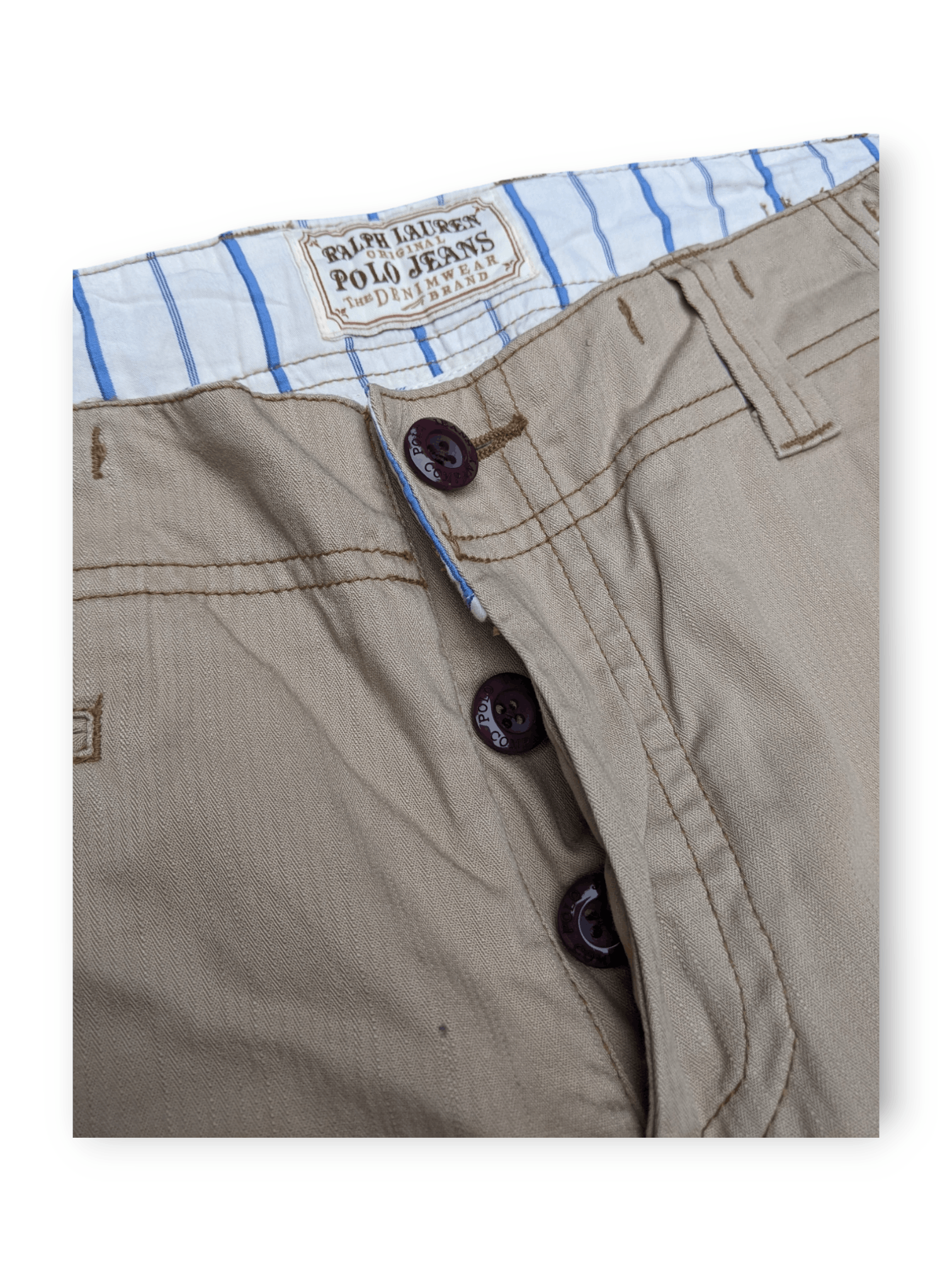 Denim & Supply Ralph Lauren × Polo Ralph Lauren × Ralph Lauren Ralph Lauren Polo Flare Cargo Pants Size 28" / US 6 / IT 42 - 6 Thumbnail