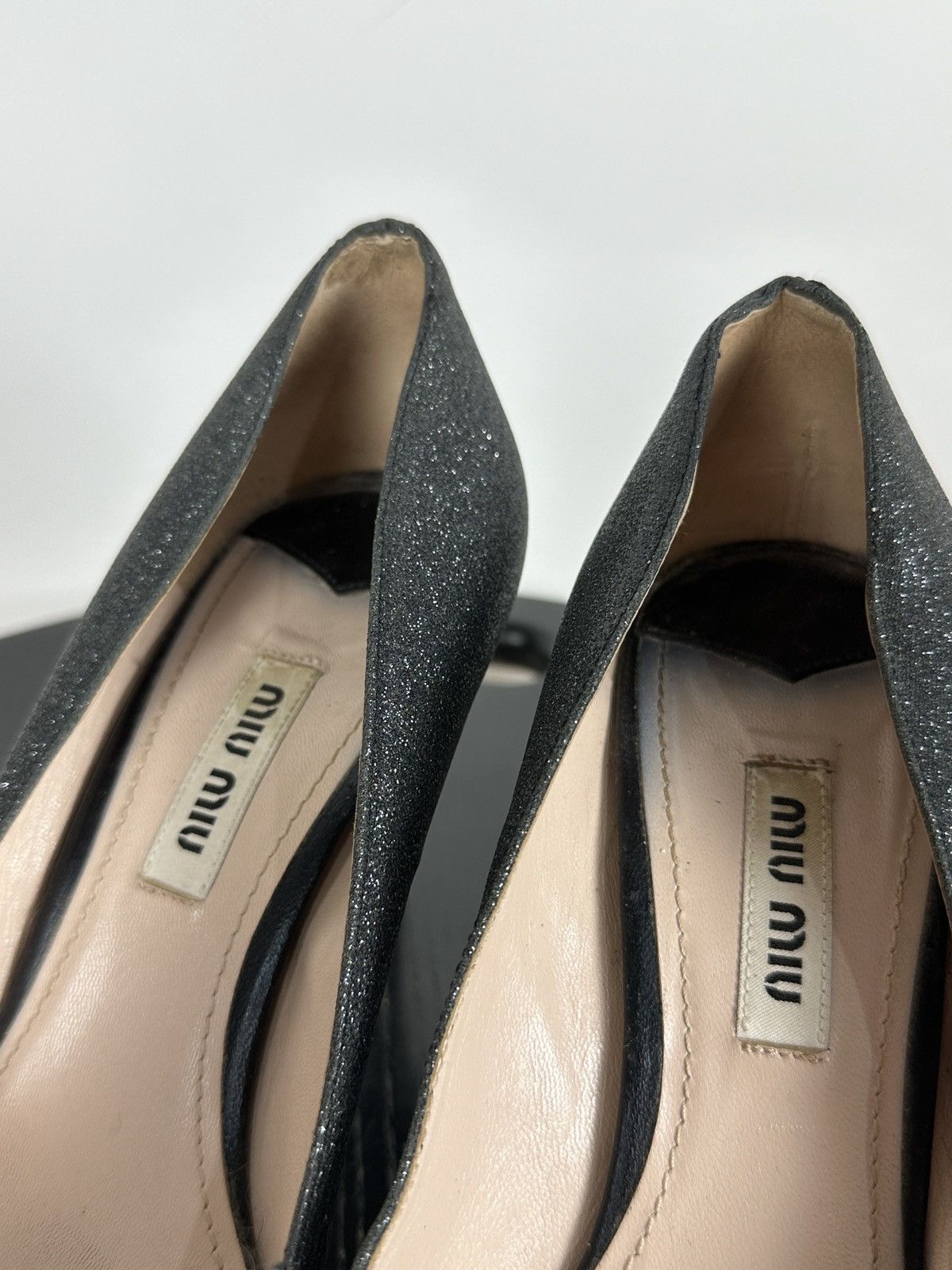 Miu Miu Miu Miu Glitter Heel Size US 6.5 / IT 36.5 - 20 Thumbnail