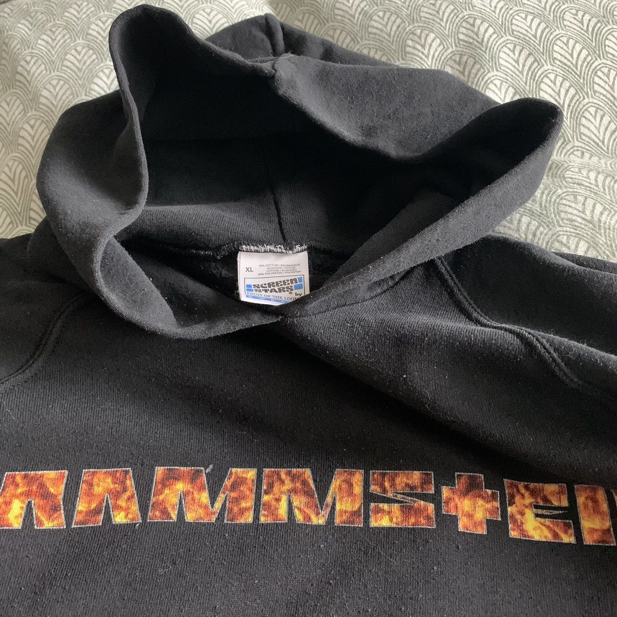 Band Tees × Vintage Rammstein Sehnsucht Hoodie Gr. XL screen stars single face Size US XL / EU 56 / 4 - 3 Thumbnail