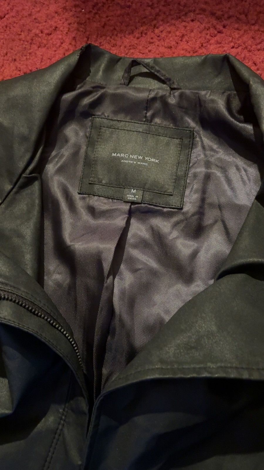 Japanese Brand × Vintage Black leather jacket Marc New York Size US M / EU 48-50 / 2 - 3 Thumbnail