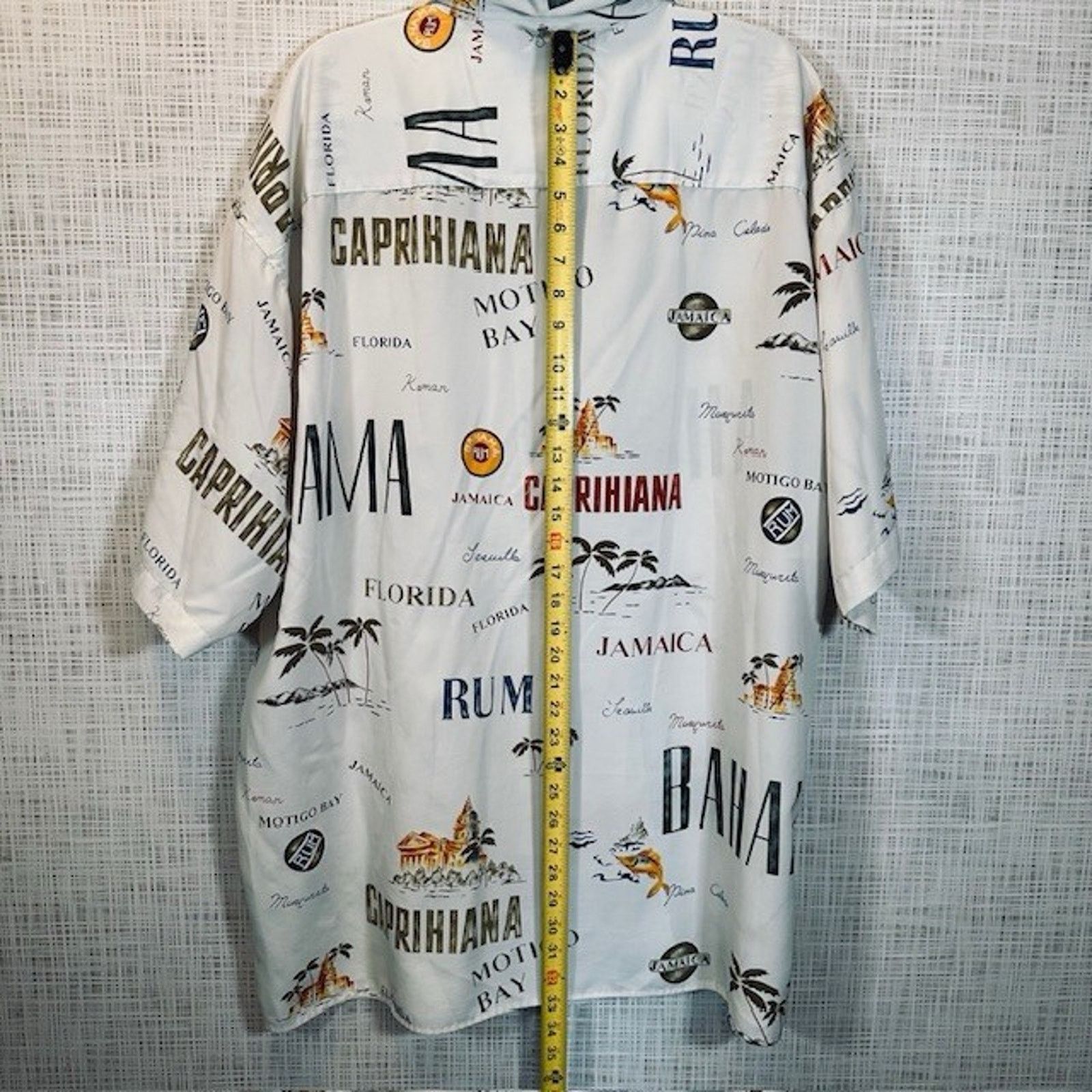 Koman Koman Sport Hawaiian XXL Button Shirt Jamaica/Rum/Motigo Bay Size US XXL / EU 58 / 5 - 9 Thumbnail