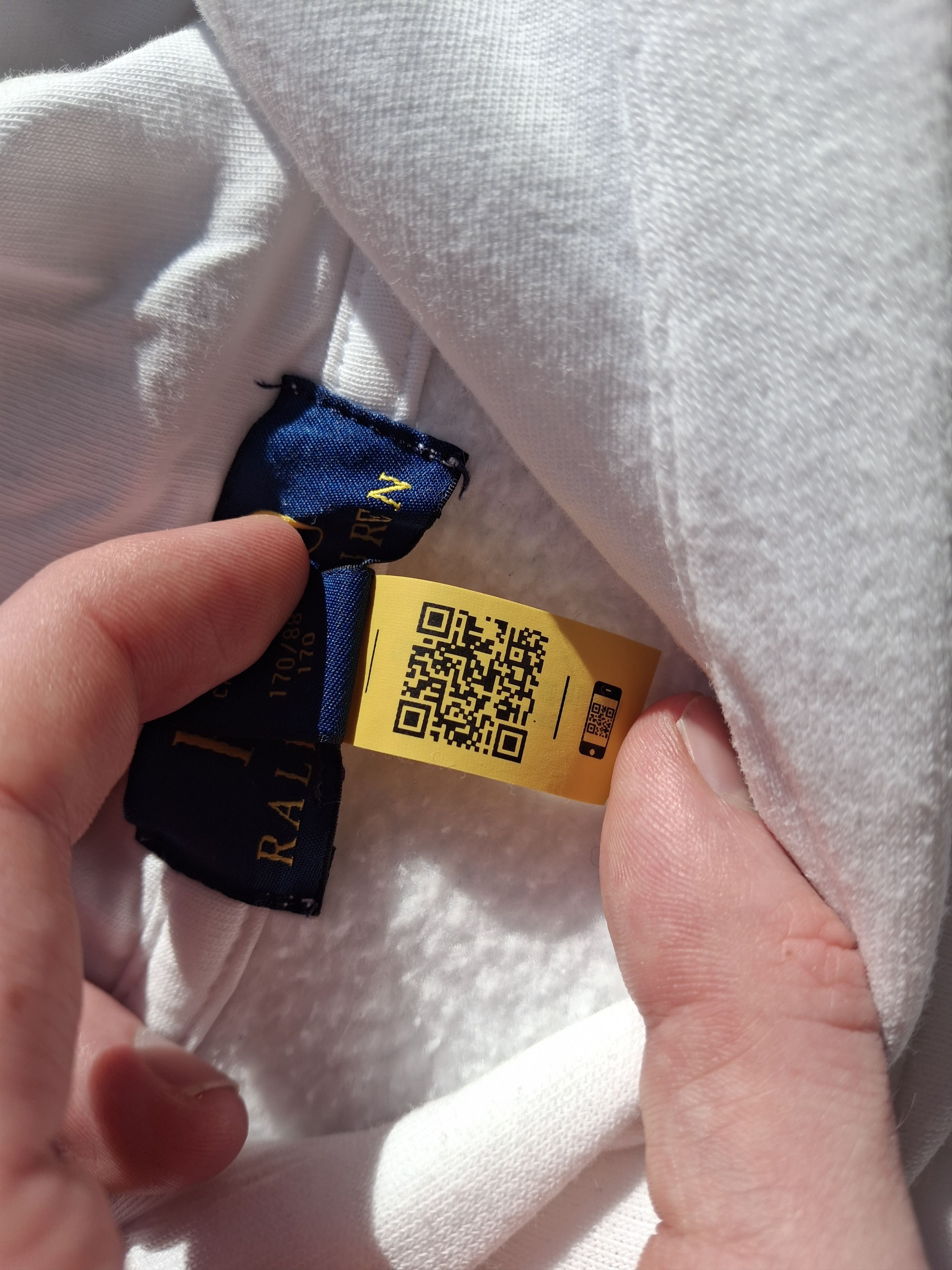 Polo Ralph Lauren × Ralph Lauren Polo ralph lauren hoodie white S/M boxy Size US S / EU 44-46 / 1 - 2 Thumbnail