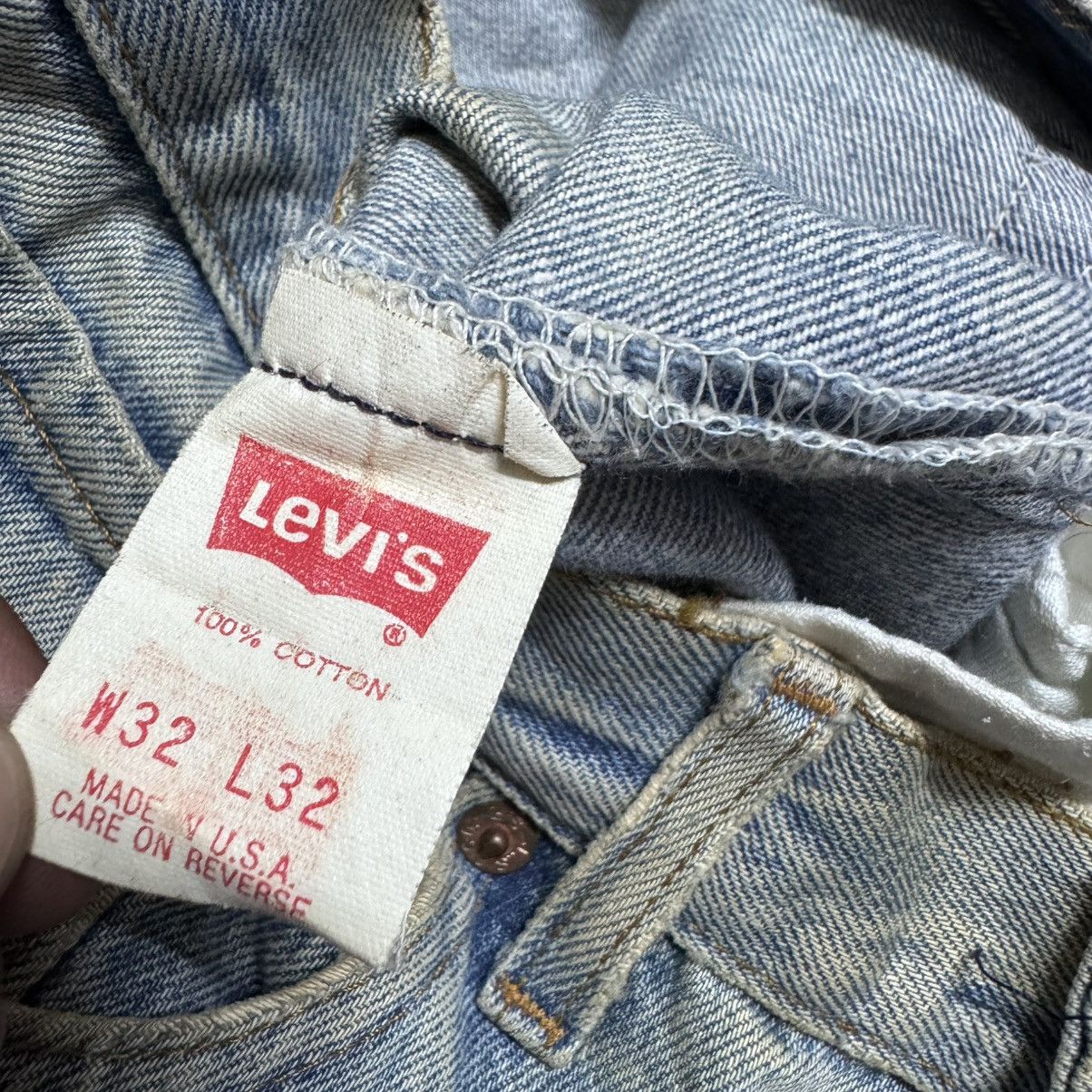 Levi's Vintage 90s Levis 501 Dirty Wash Rusty Jeans Size US 32 / EU 48 - 21 Thumbnail