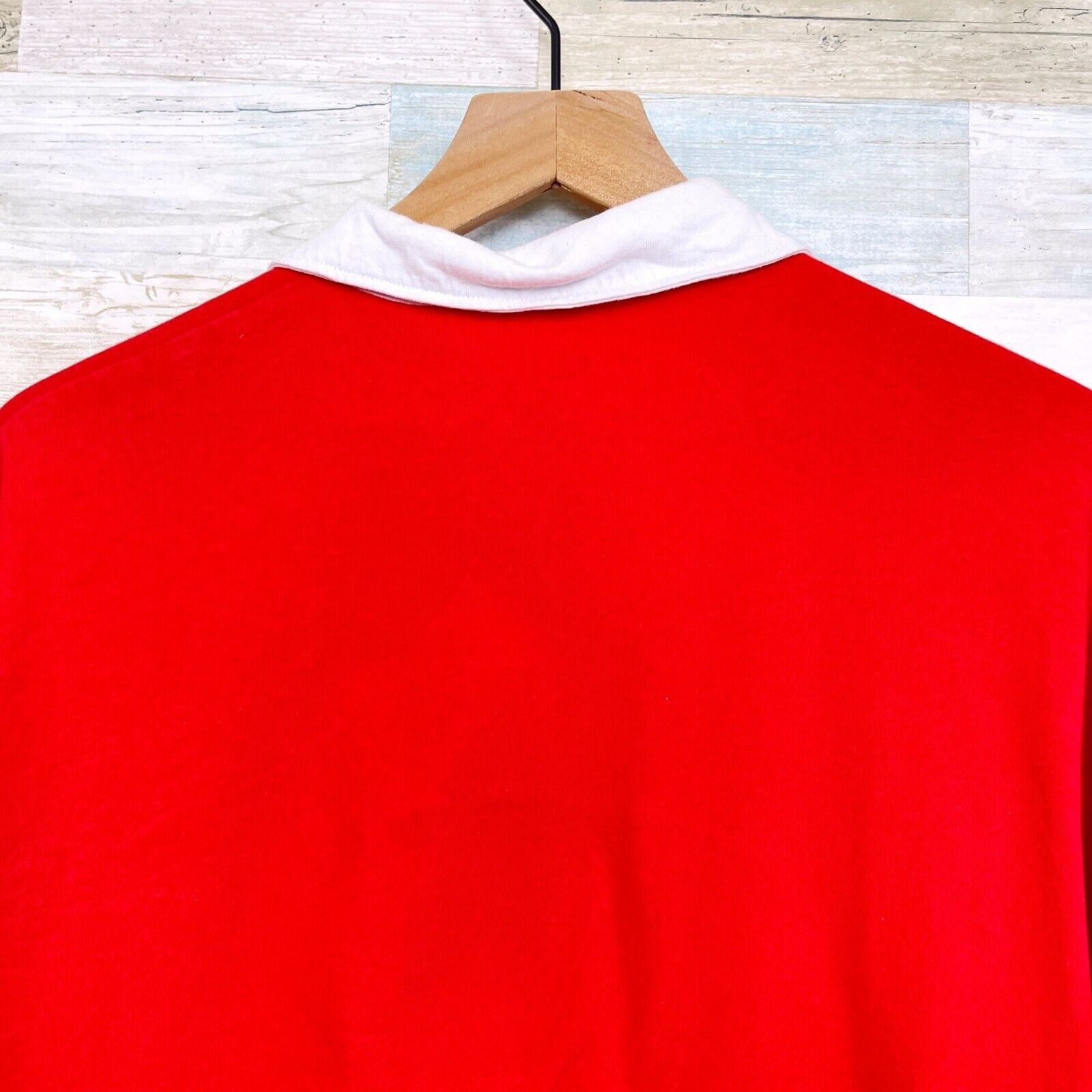 Victoria's Secret PINK Victorias Secret Spell Out Rugby Shirt Red Blue White Size XS / US 0-2 / IT 36-38 - 6 Thumbnail