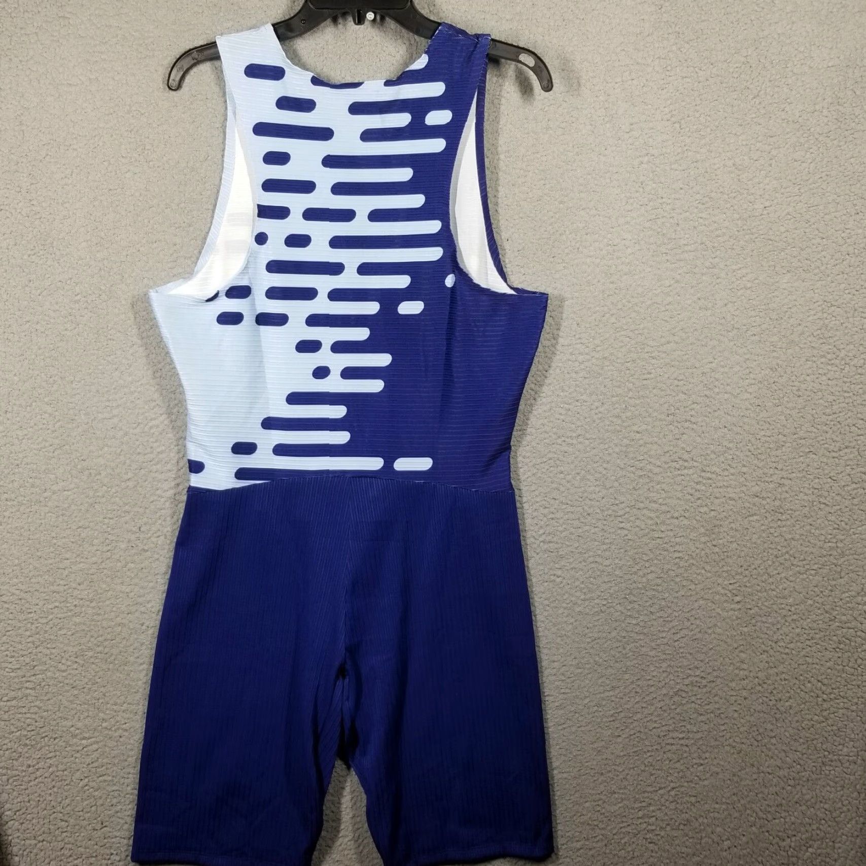 Nike Nike Pro Elite Speedsuit Tracksuit Men XL Blue Pink 1/4 Zip Breathable Stretch Colorblock Olympics Running & Jogging, Track & Field Logo Zipper Flag Size US 36 / EU 52 - 2 Thumbnail