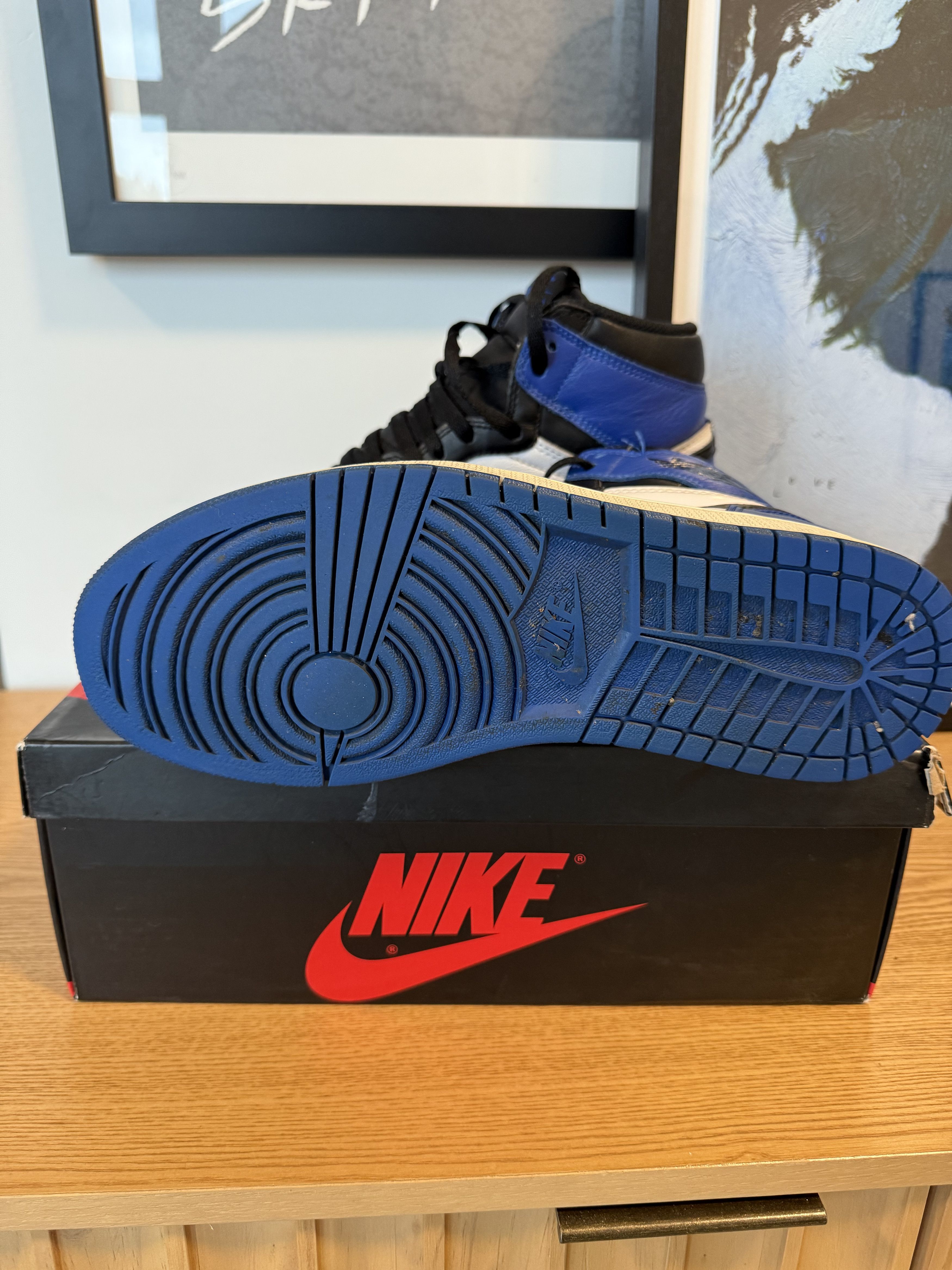 Fragment Design × Nike Jordan 1 Retro High OG x Fragment Design 2014 - 8.5 Size US 8.5 / EU 41-42 - 6 Thumbnail