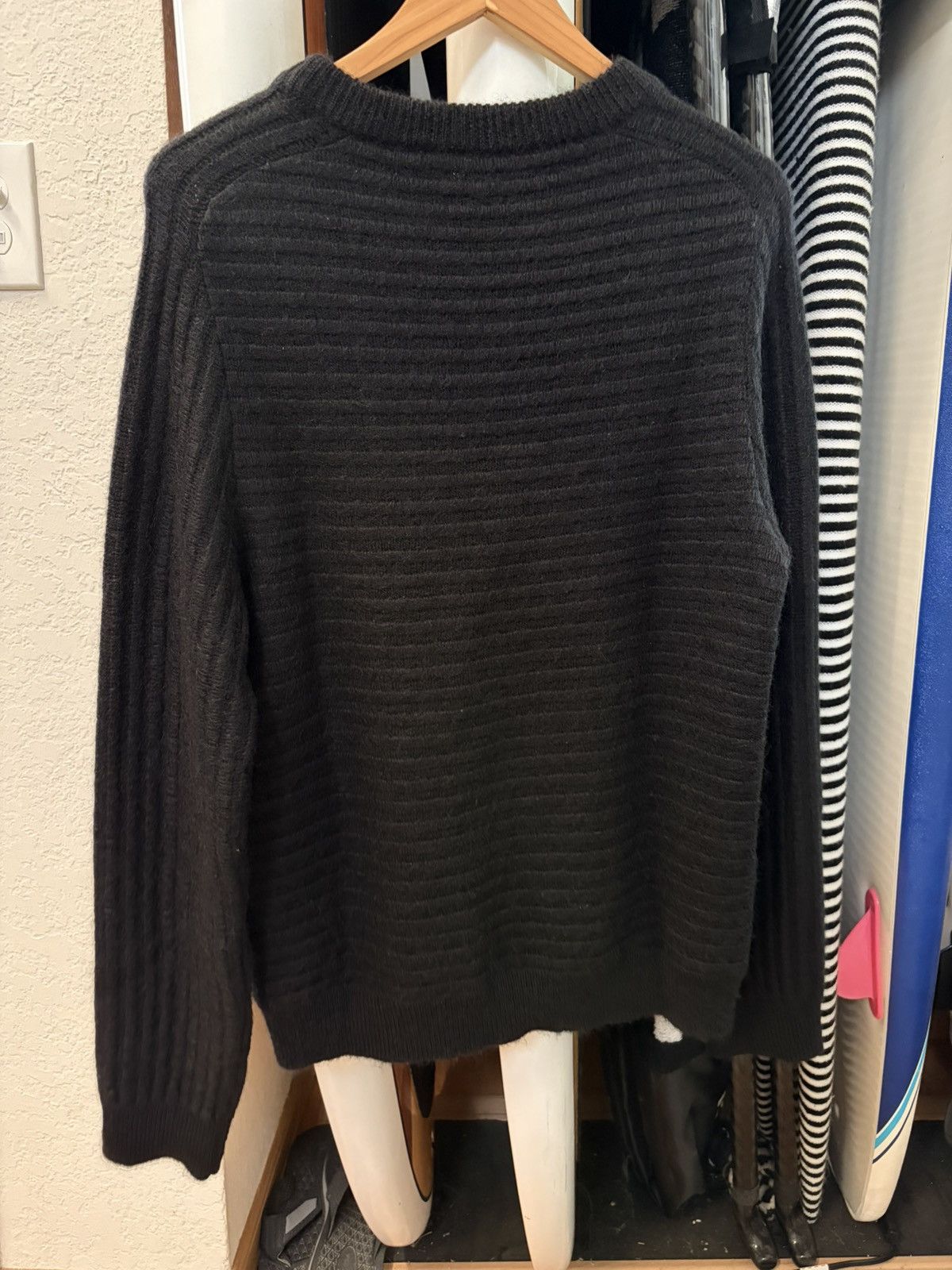 Saint Laurent Paris FW20 Mohair Ribbed Raglan Sweater Size US M / EU 48-50 / 2 - 6 Thumbnail