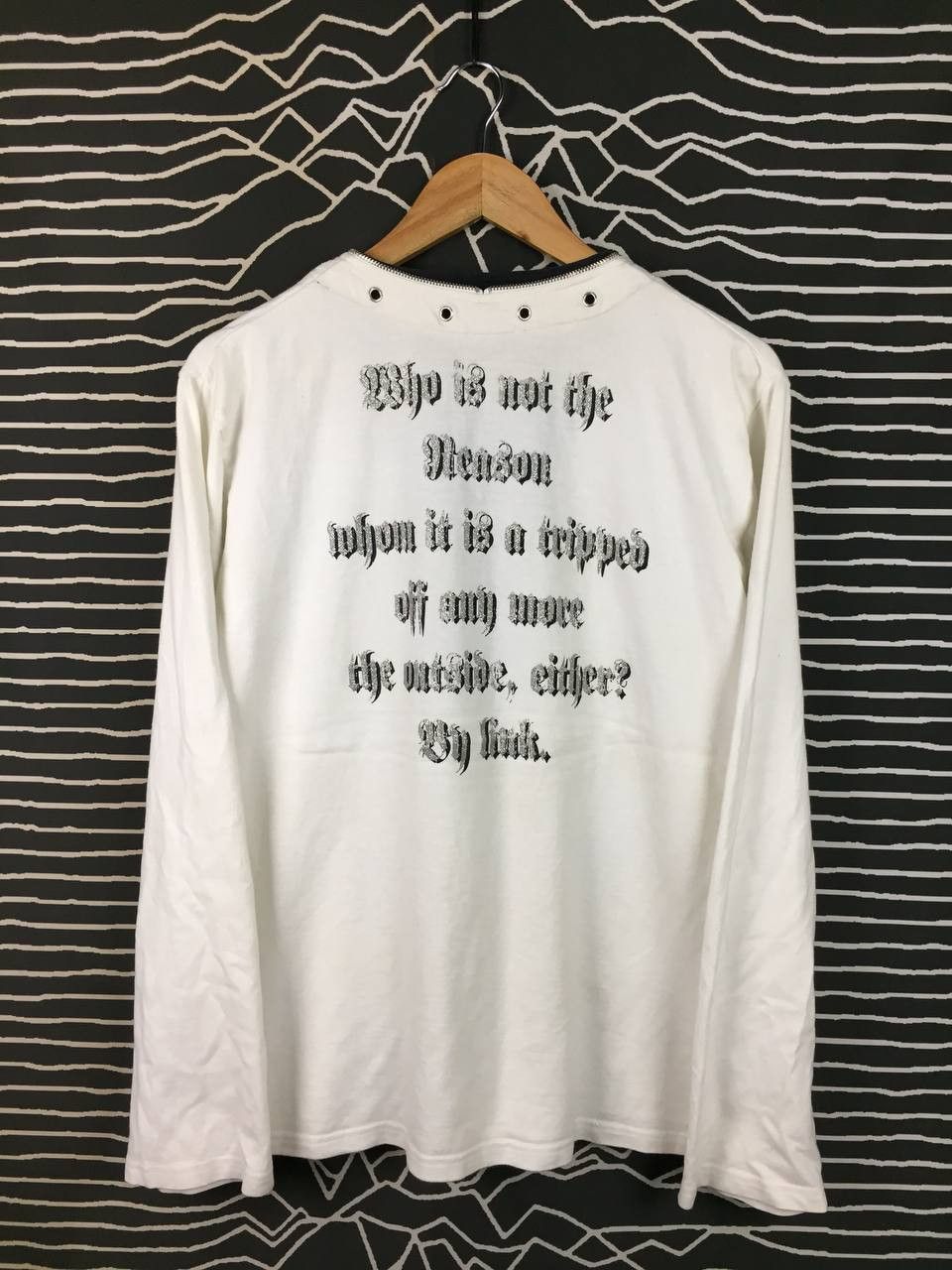 Japanese Brand Corn Flake Japan Cyber Grunge Zipper Neck Long Sleeve Tee Size US L / EU 52-54 / 3 - 11 Thumbnail