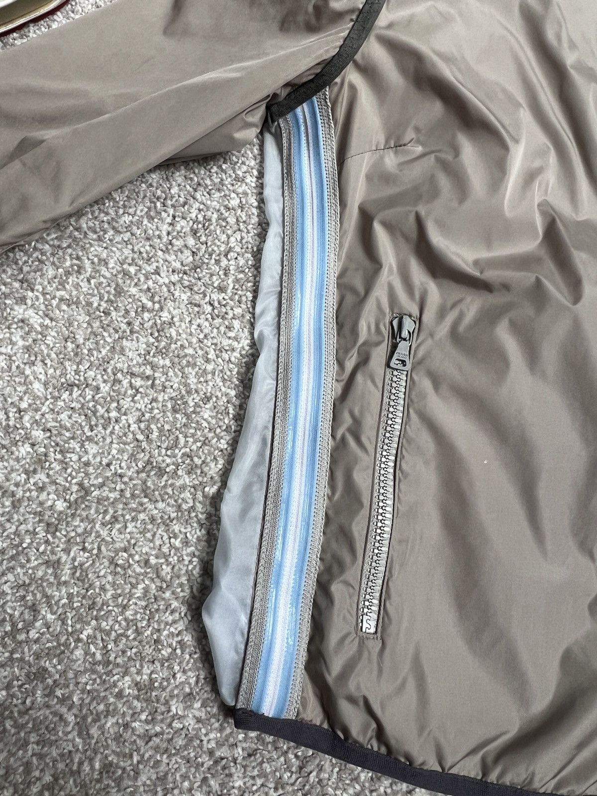 Prada Vintage Prada Linea Rossa Nylon Jacket – Size IT 42 (UK 10) Size M / US 6-8 / IT 42-44 - 3 Thumbnail