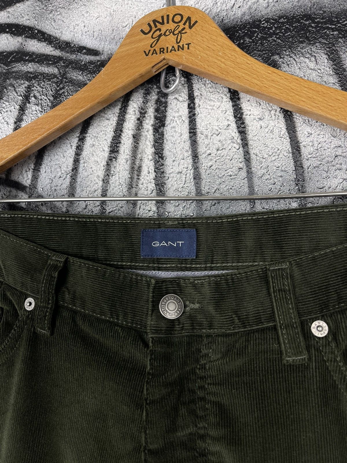 Gant Gant Corduroy Dark Green Pants Men’s Size 36/30 Size US 36 / EU 52 - 7 Thumbnail