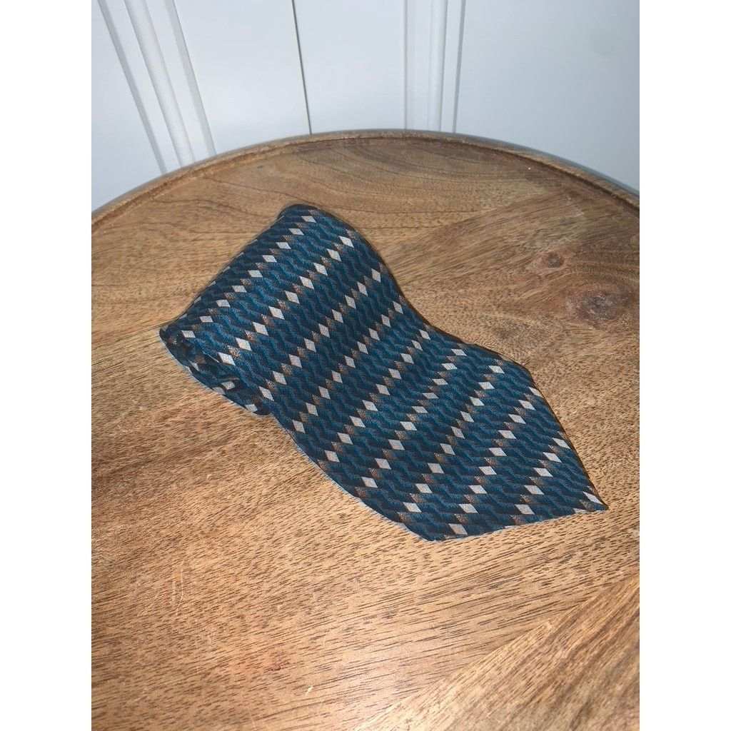 Christian Dior Monsieur Christian Dior Monsieur Men's Geometric Silk Tie Multicolor Size ONE SIZE - 1 Thumbnail