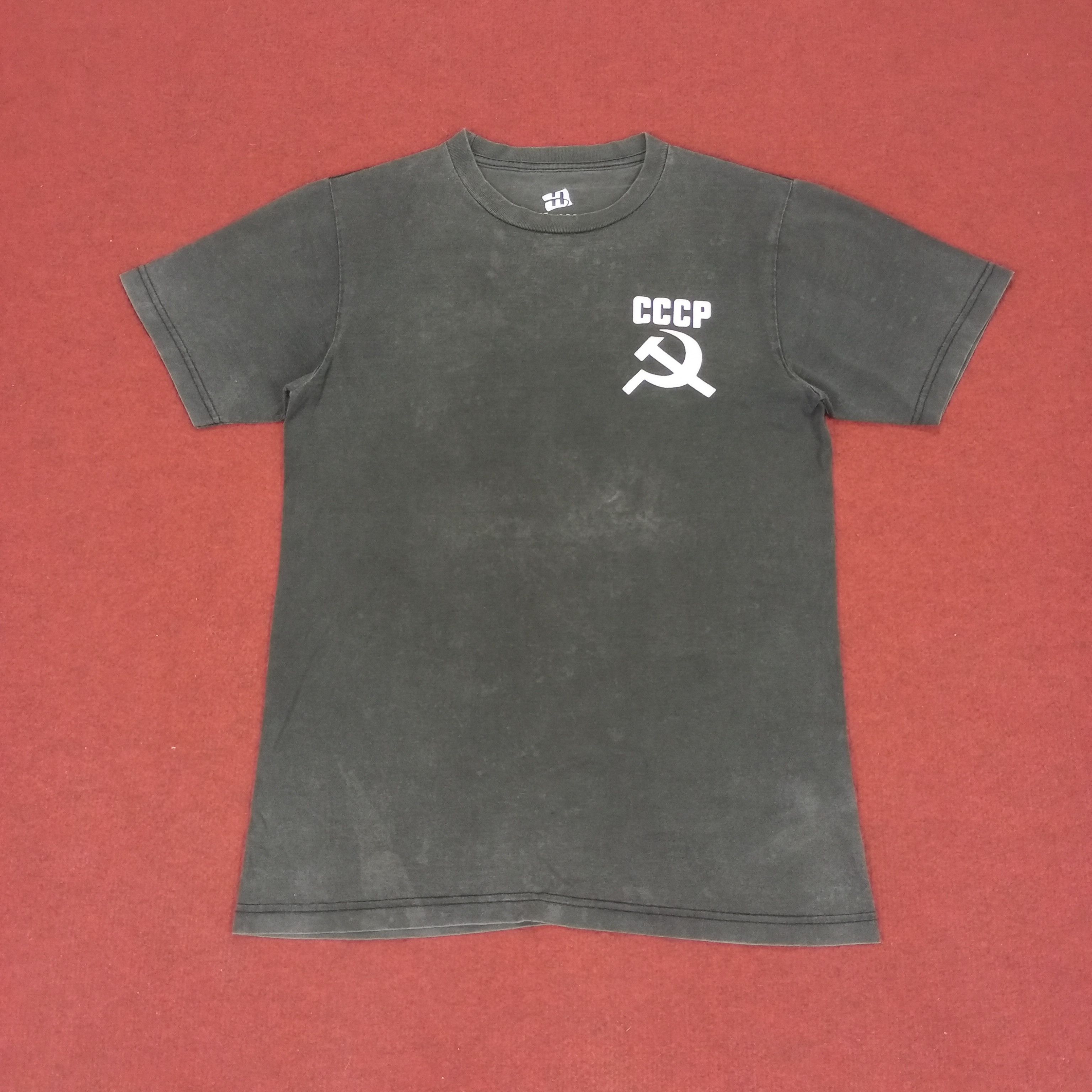 Cccp × Vintage CCCP Soviet Union Flag Style Tshirt Size US S / EU 44-46 / 1 - 3 Thumbnail