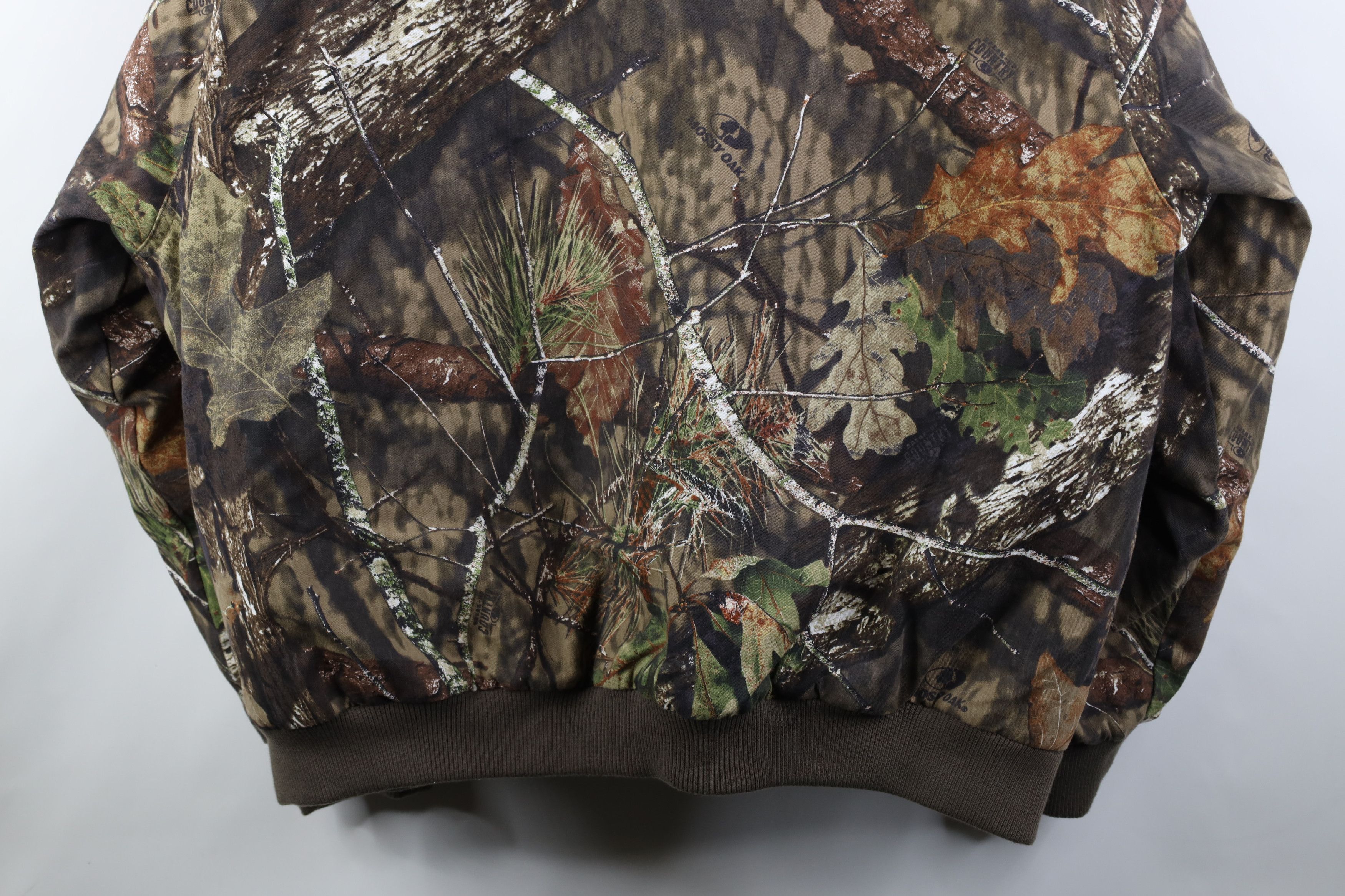 Vintage Vintage Streetwear Mossy Oak Camouflage Hooded Jacket Size US XXL / EU 58 / 5 - 15 Thumbnail